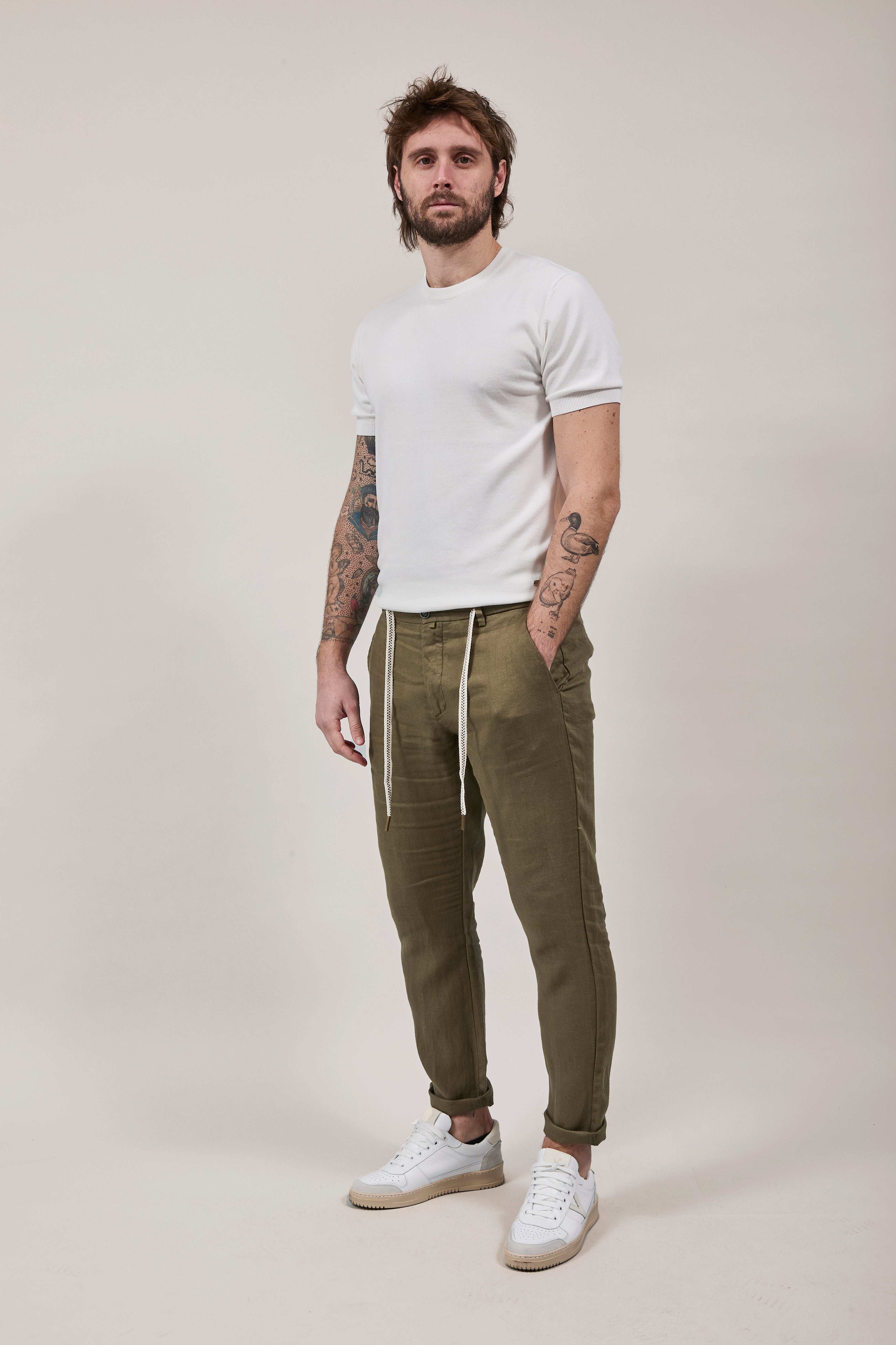Pantalone Gianni Lupo Michigan Militare