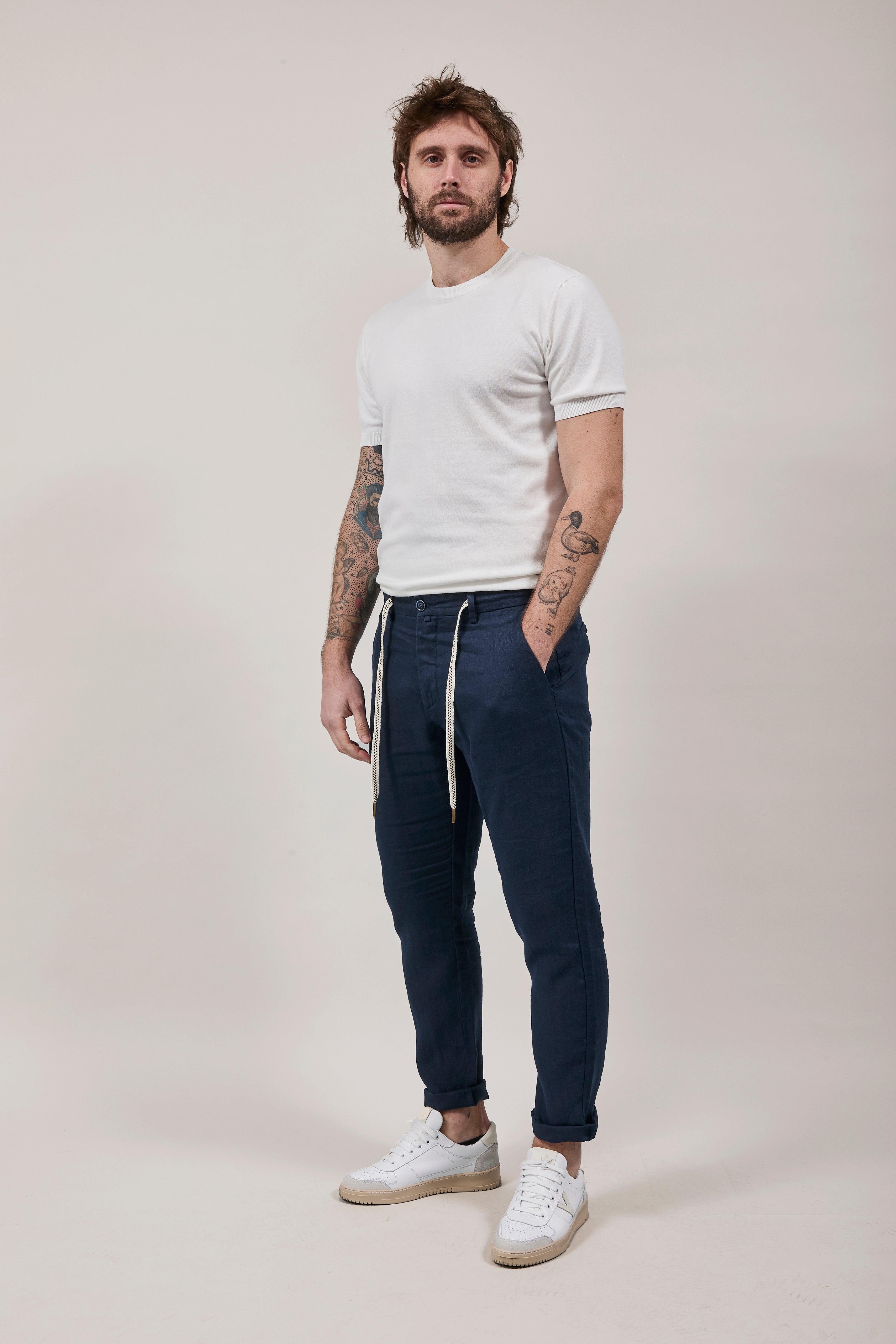 Pantalone Gianni Lupo Michigan Navy