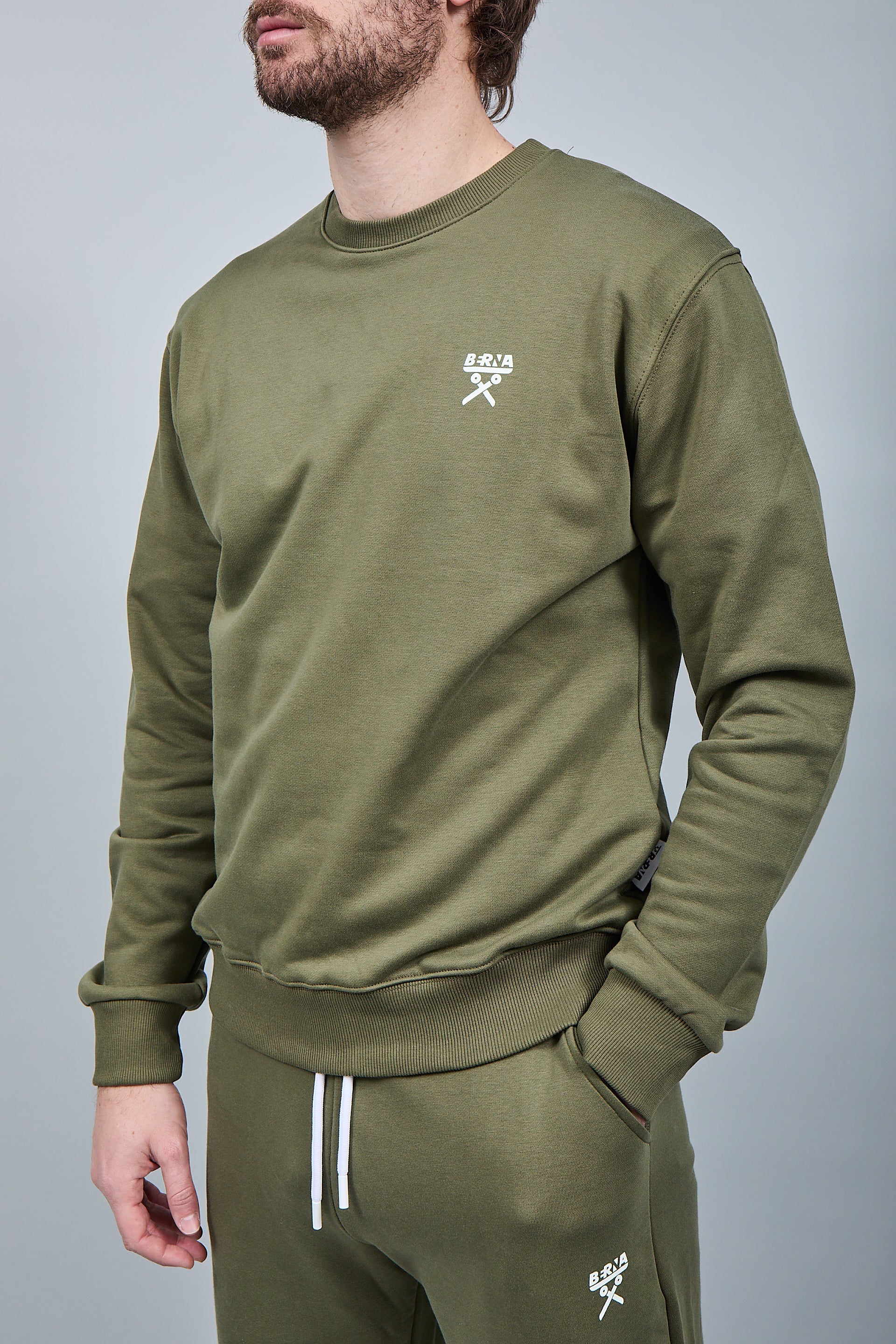 Felpa Berna Girocollo Muschio 53