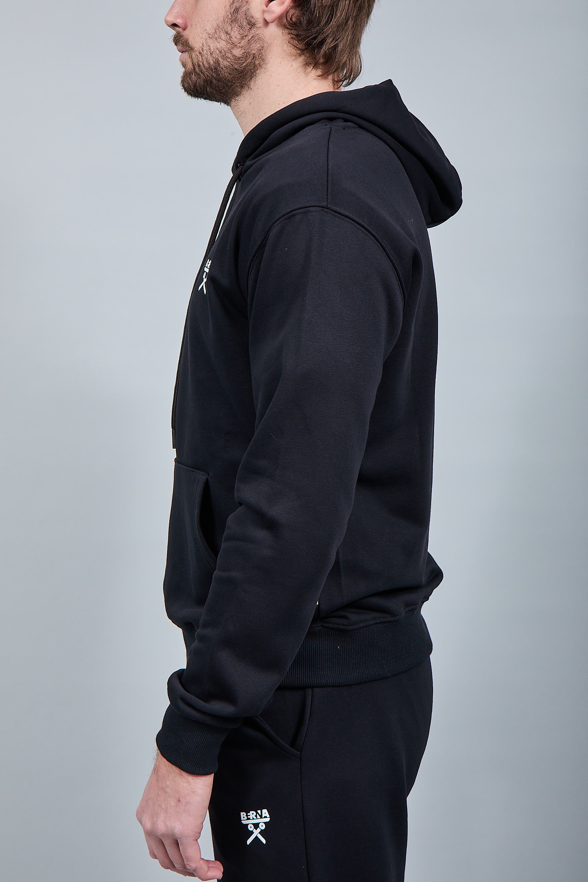 Felpa Berna Cappuccio Nera 52