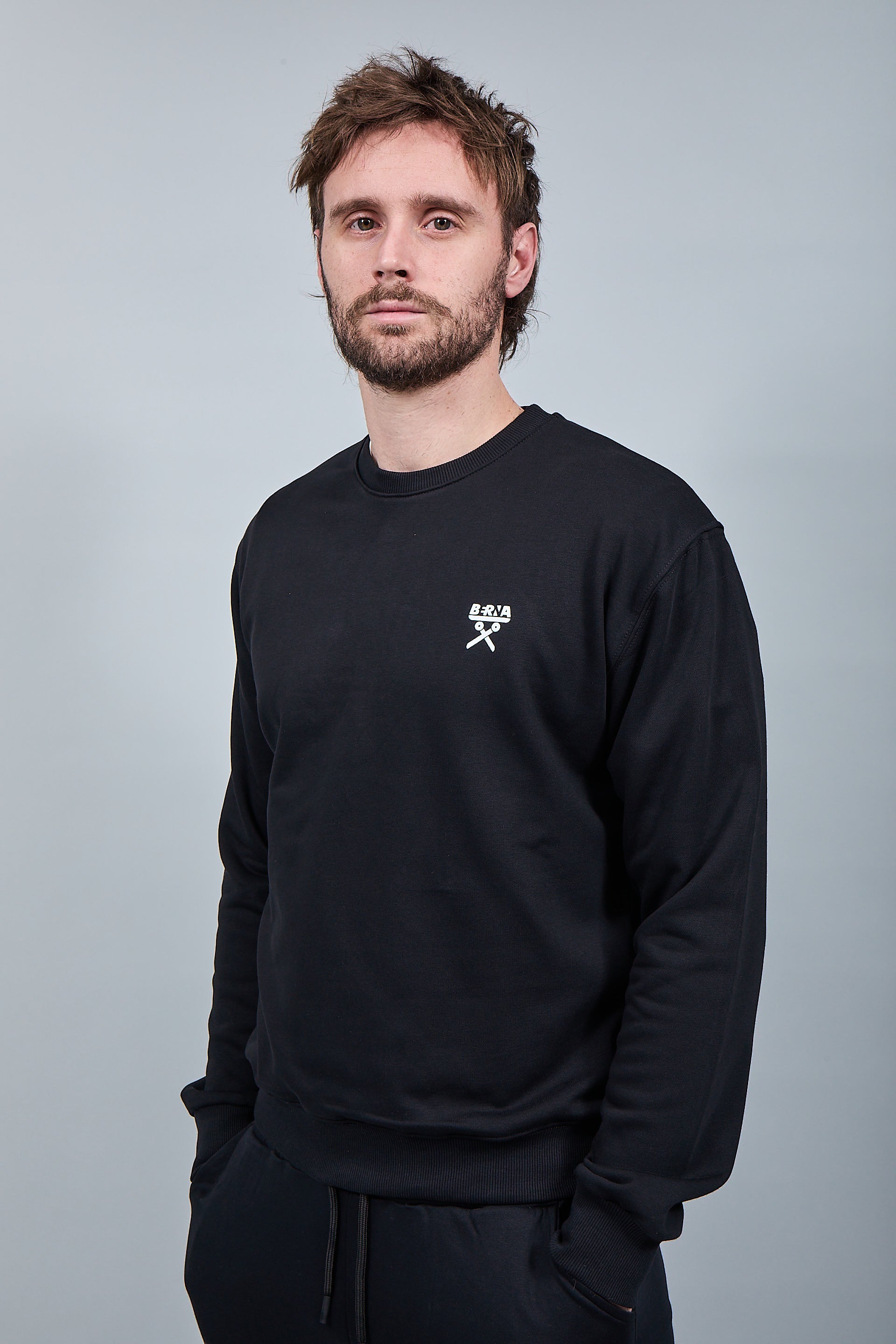 Felpa Berna Girocollo Nera 53