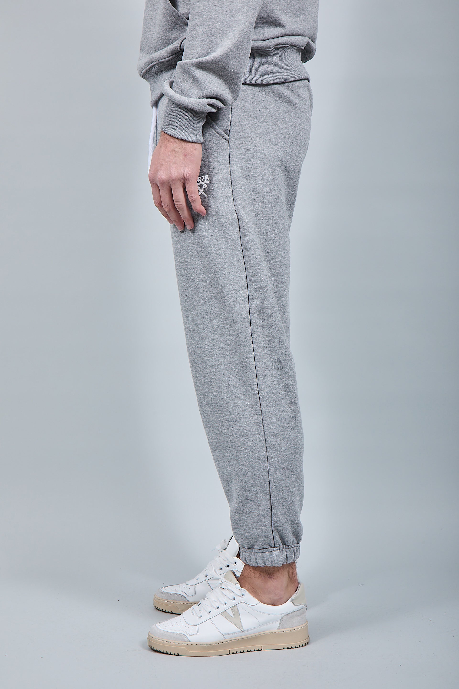 Pantalone Felpa Berna Grigio Melange 58