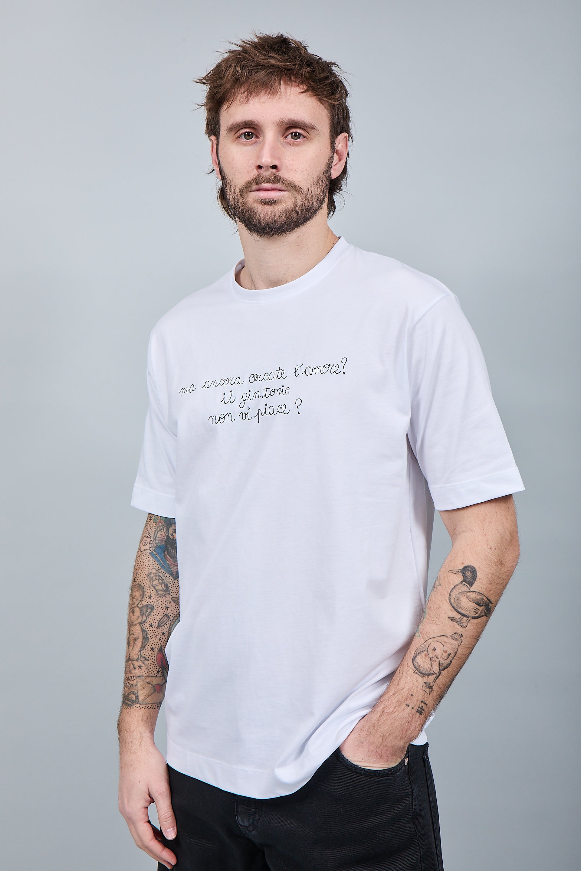 T-shirt Berna Ancora Bianca