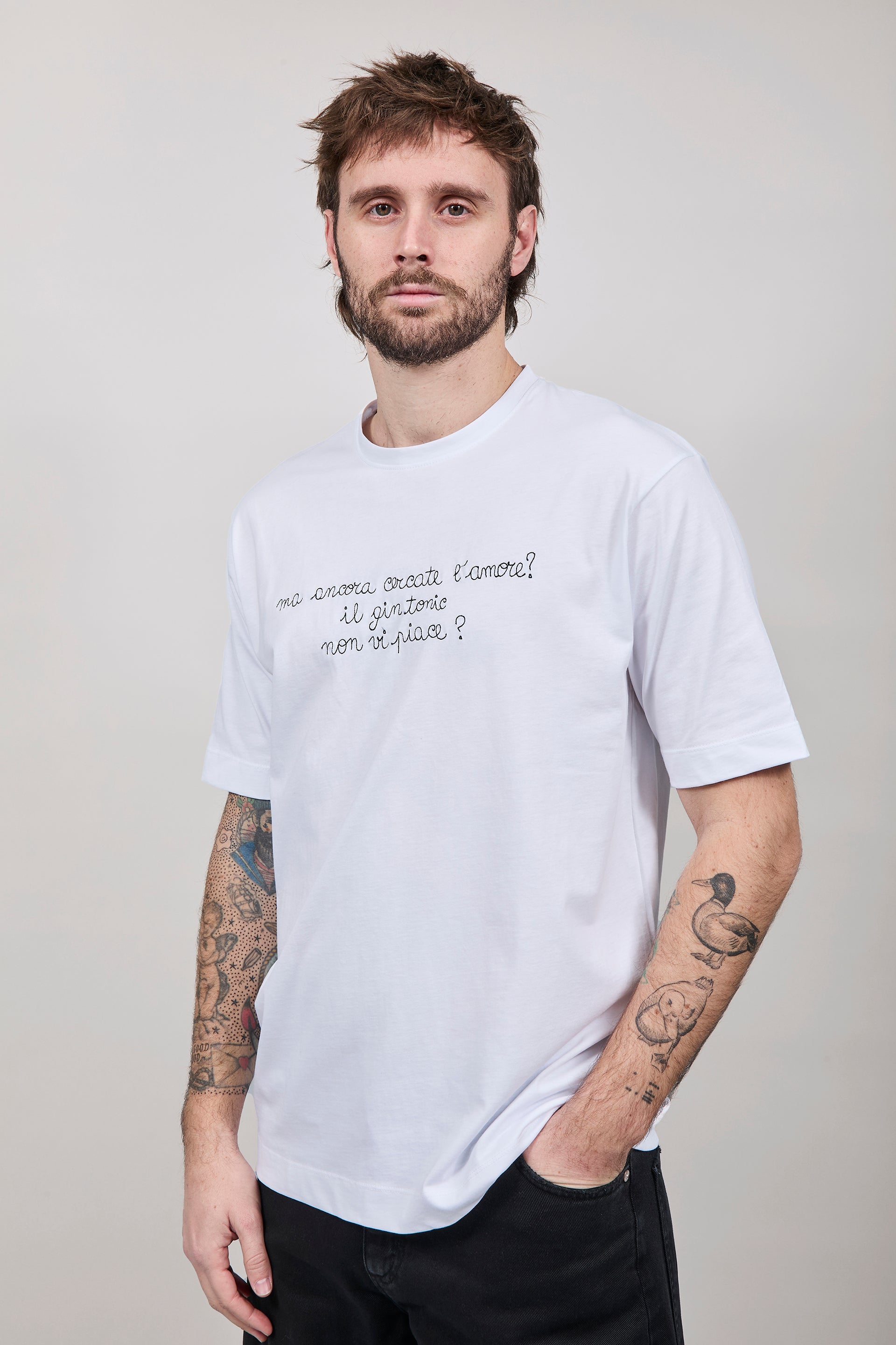 T-shirt Berna Ancora Bianca