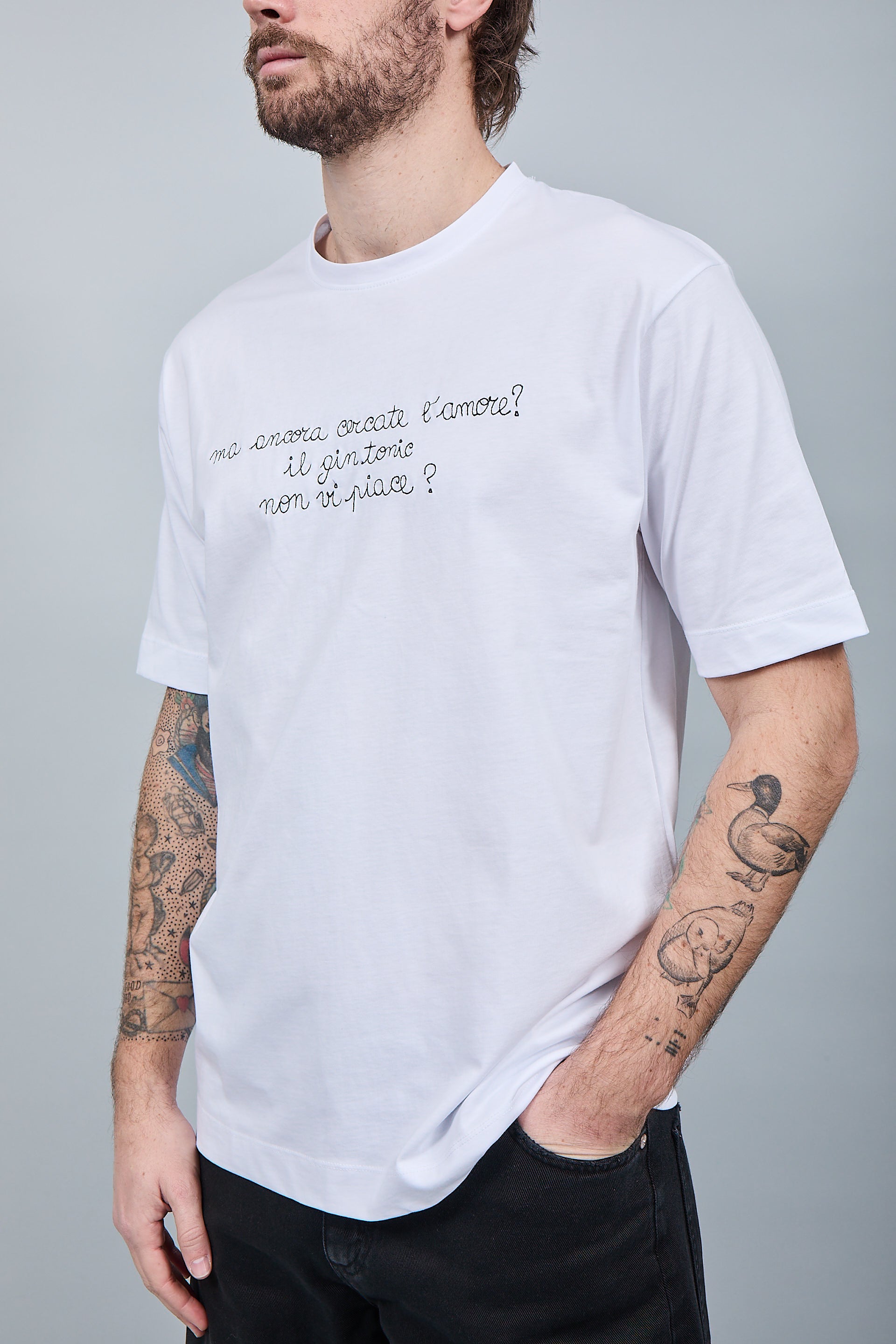 T-shirt Berna Ancora Bianca