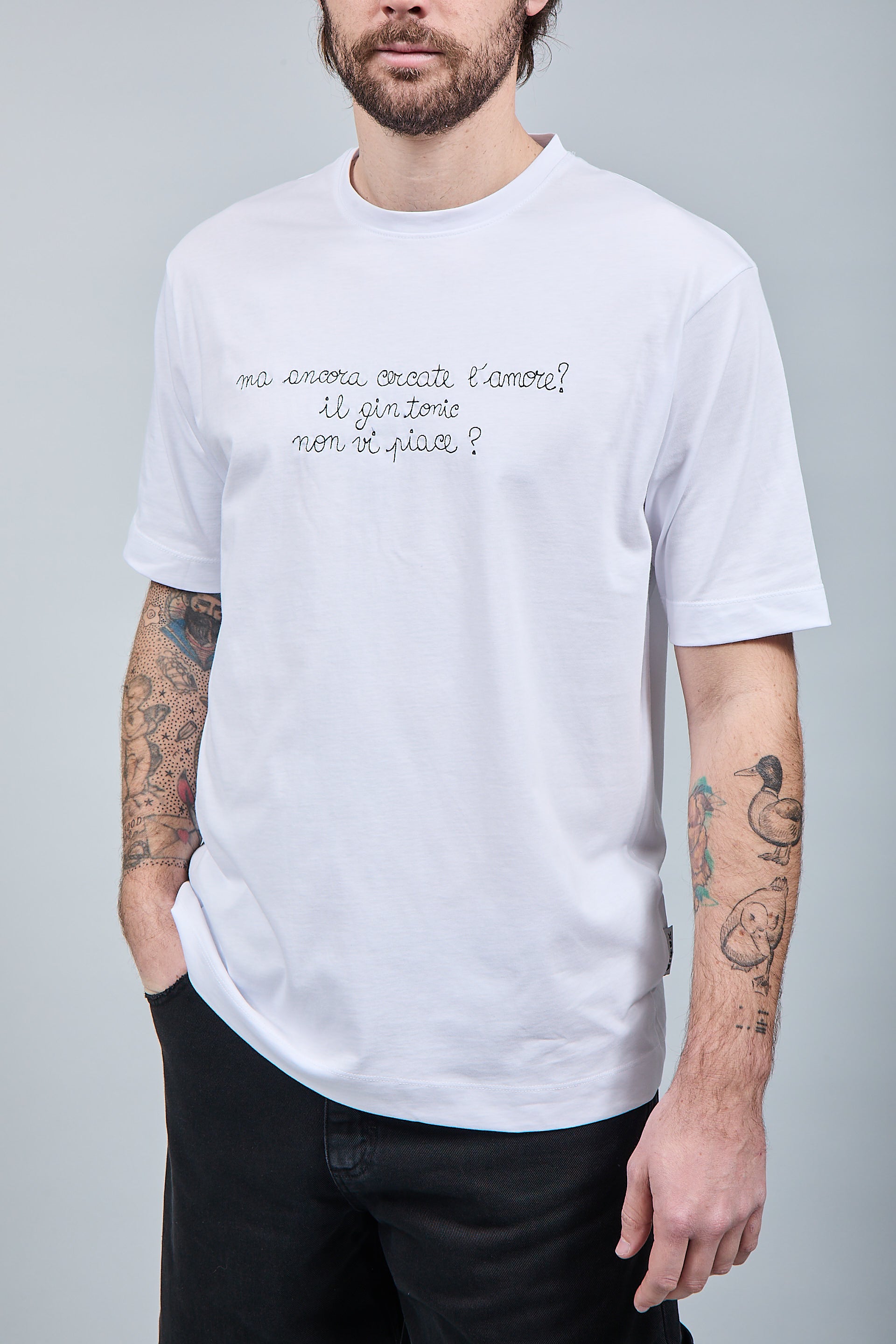 T-shirt Berna Ancora Bianca