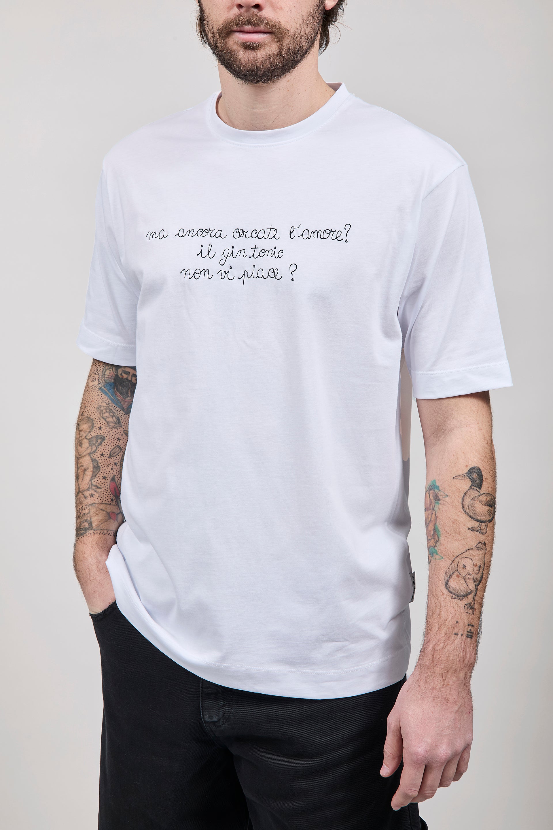 T-shirt Berna Ancora Bianca