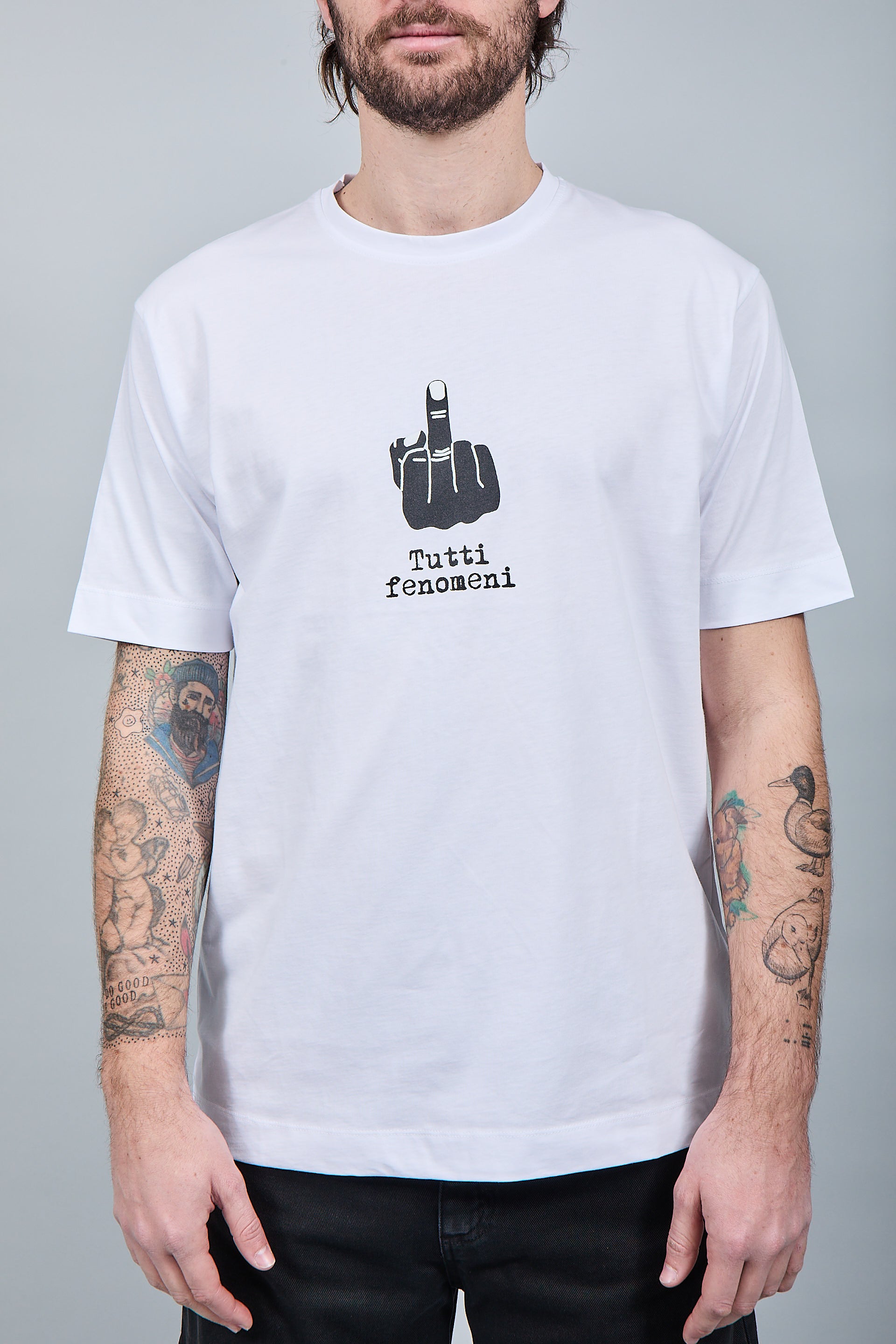 T-shirt Berna Dito Medio Bianca