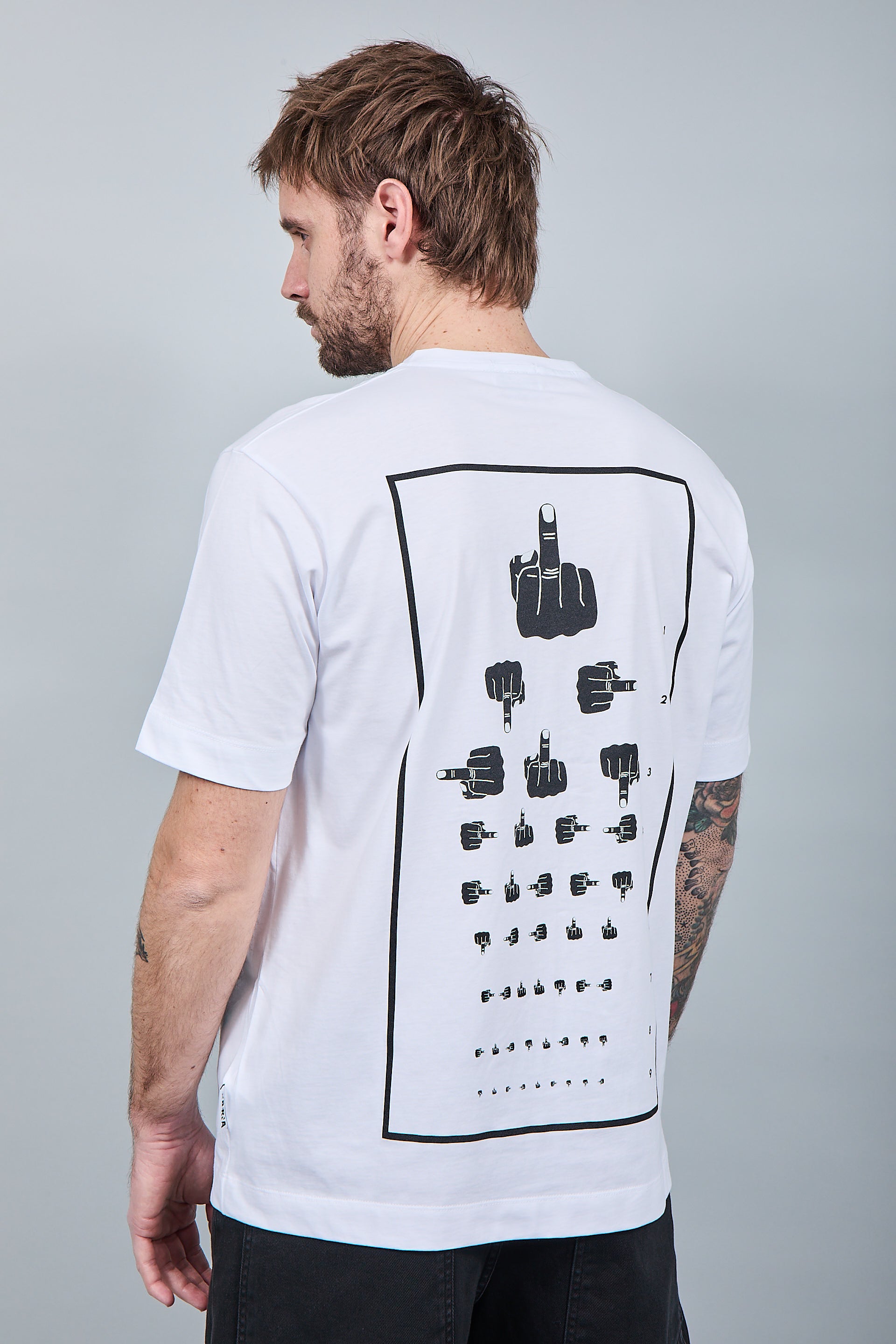 T-shirt Berna Dito Medio Bianca