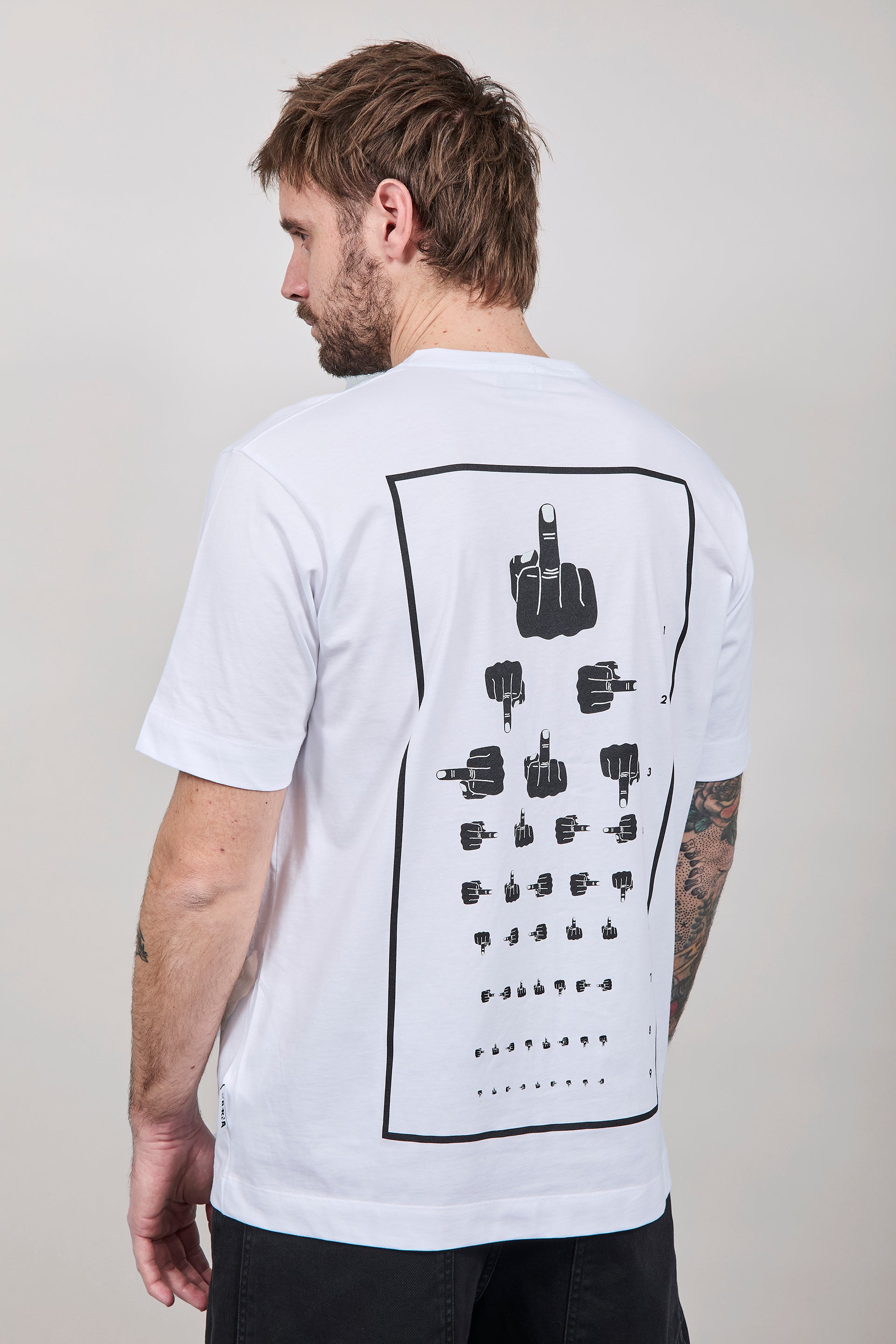 T-shirt Berna Dito Medio Bianca