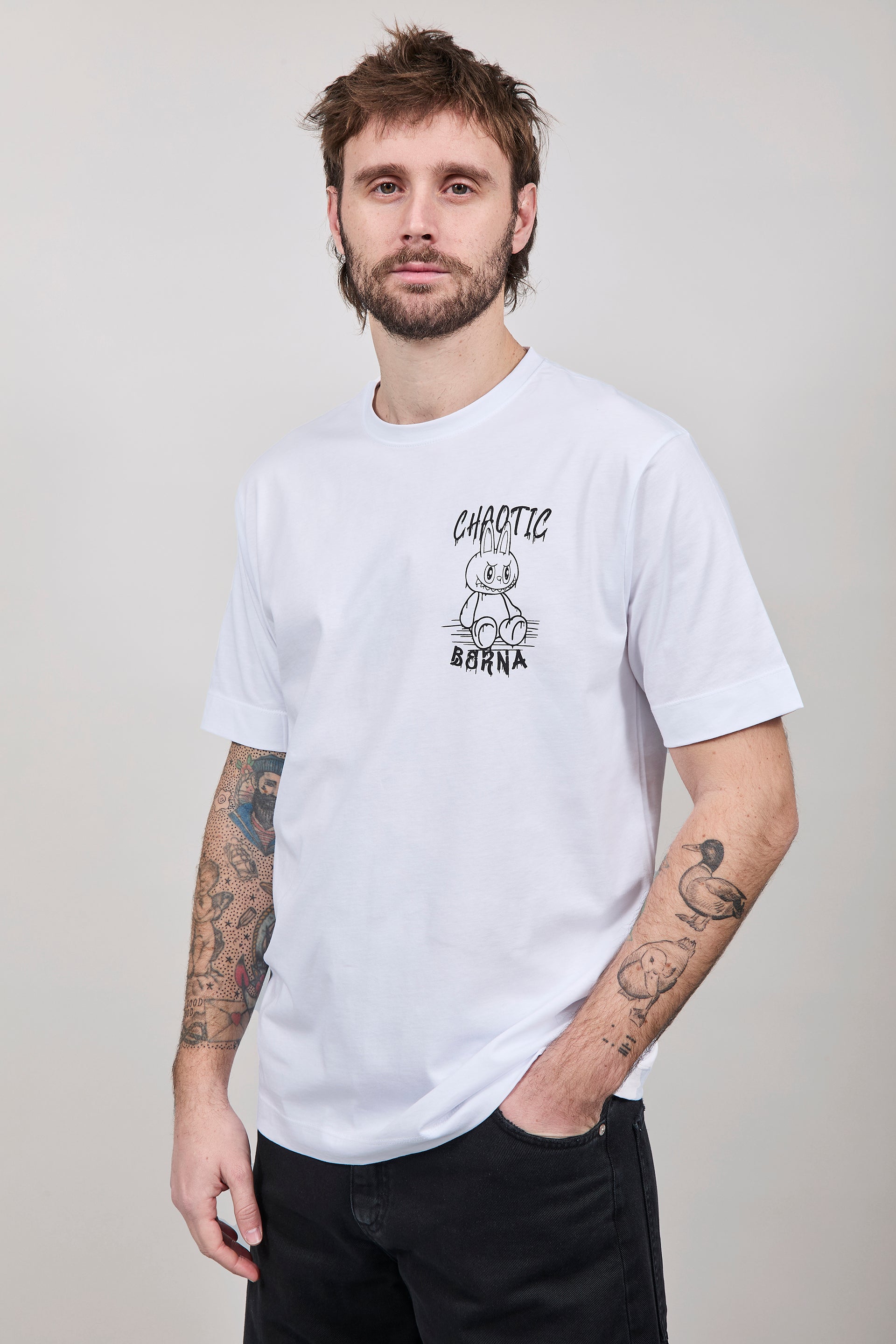 T-shirt Berna Chaotic Bianca