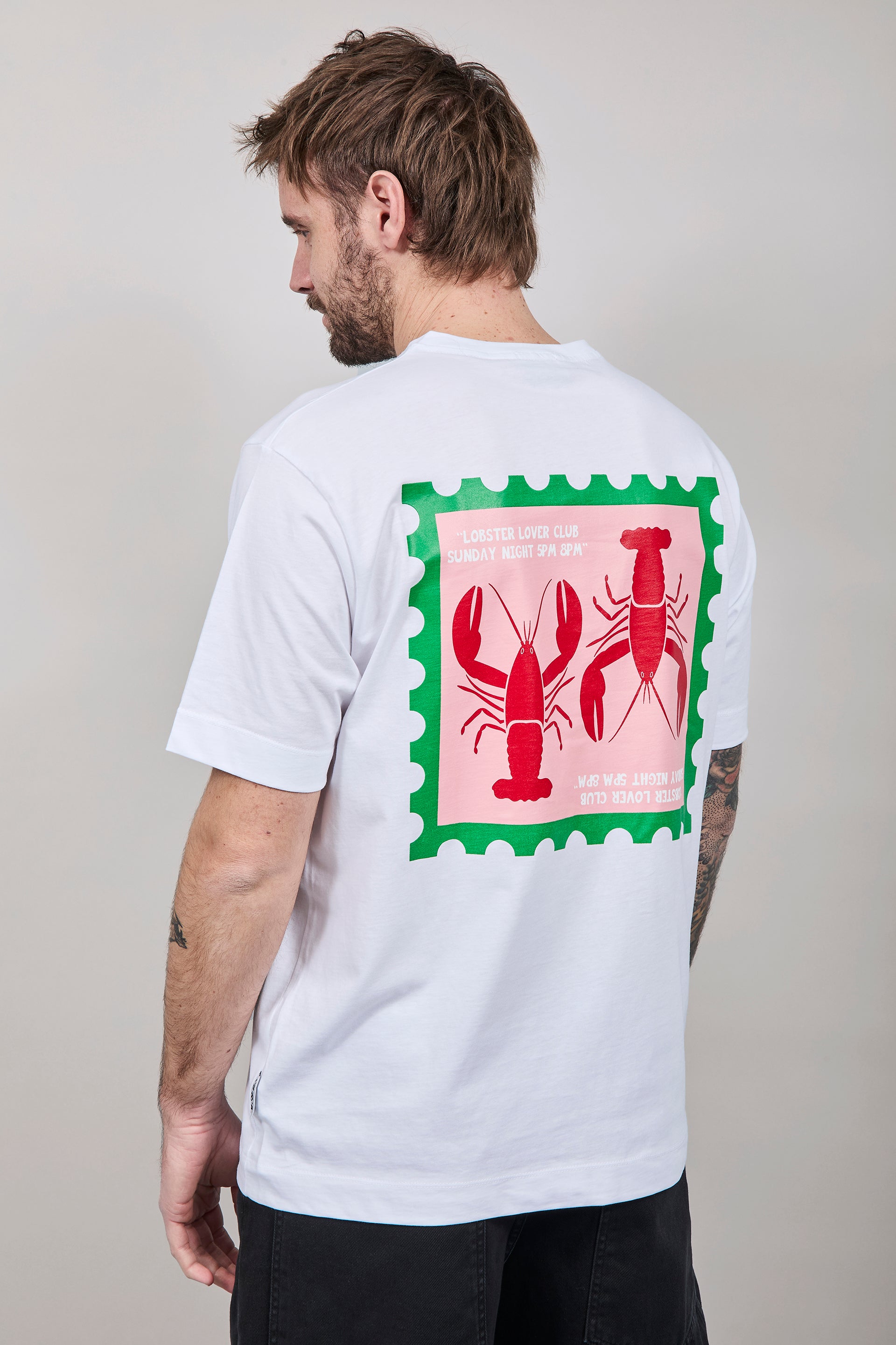 T-shirt Berna Lobster Bianca
