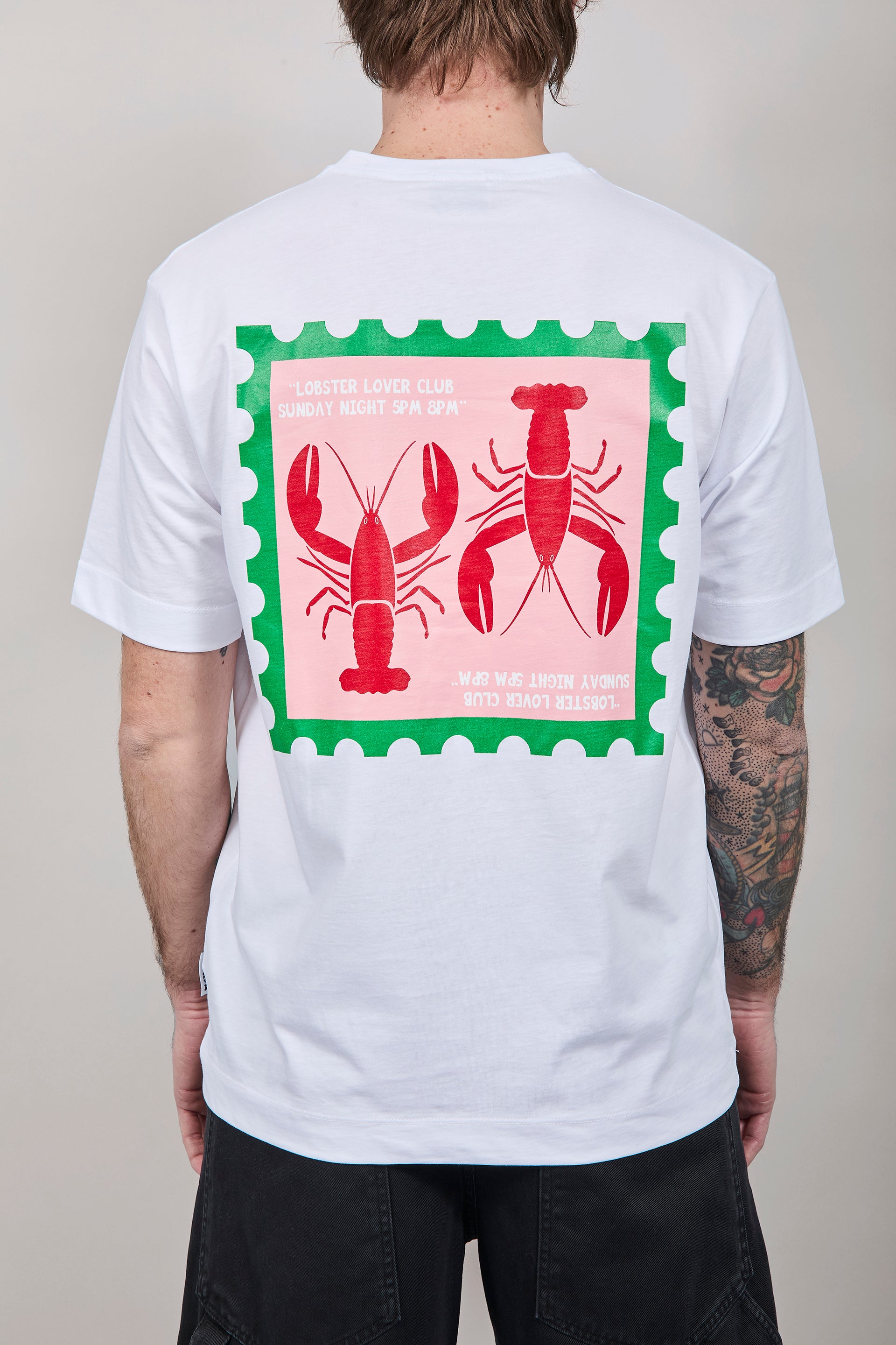 T-shirt Berna Lobster Bianca