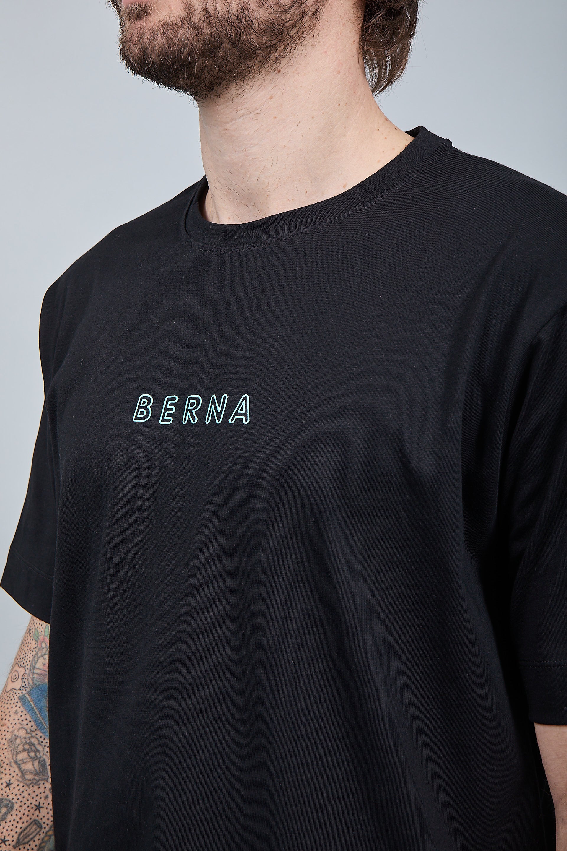 T-shirt Berna Aquila Azteca Nera