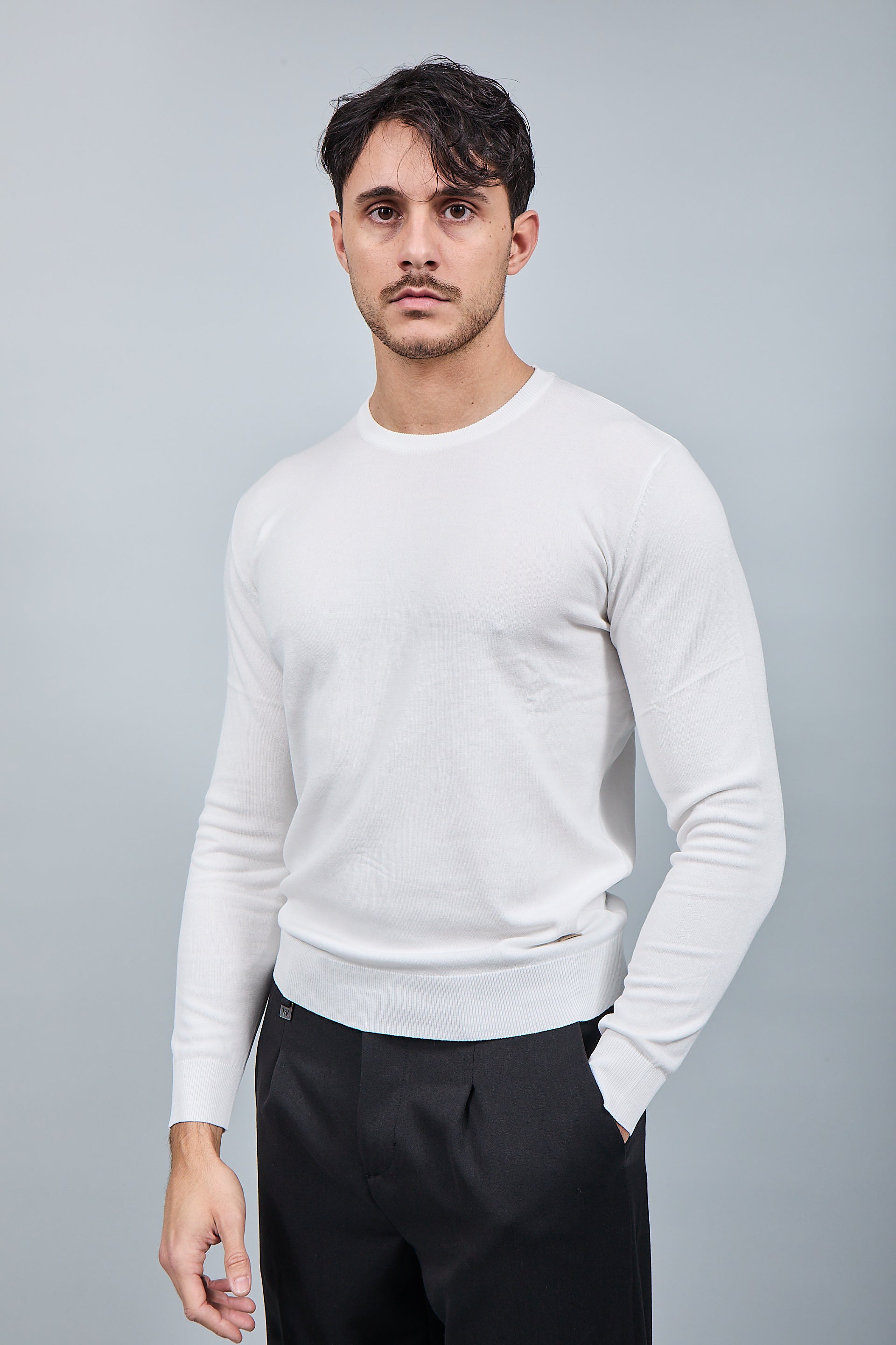 Maglioncino Gianni Lupo 512 Bianco