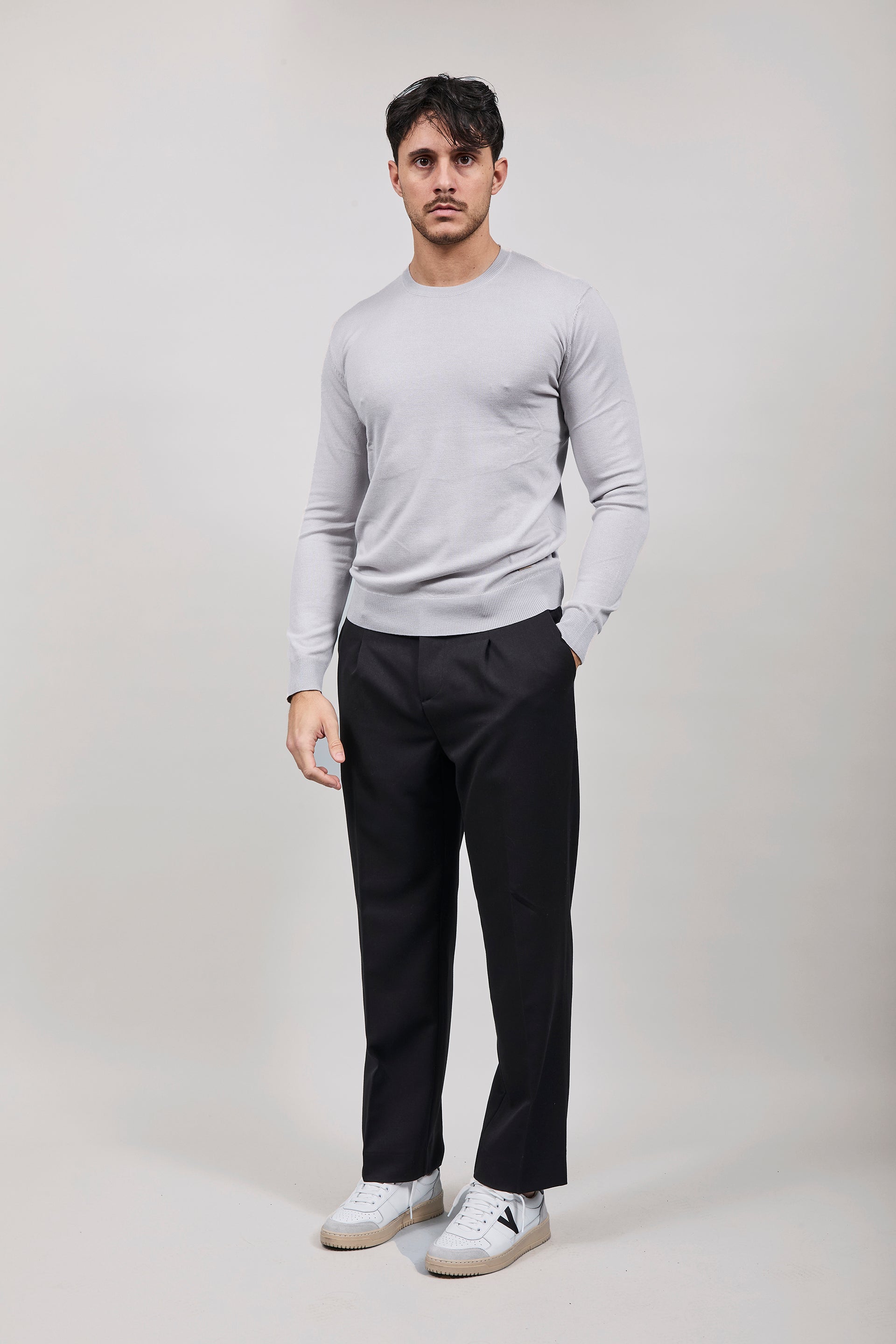 Maglioncino Gianni Lupo 512 Grigio