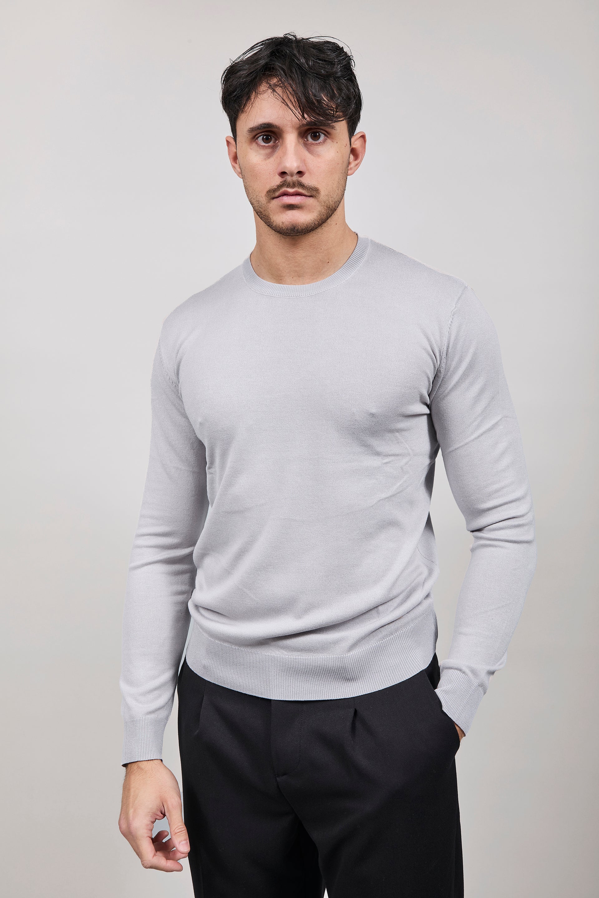 Maglioncino Gianni Lupo 512 Grigio