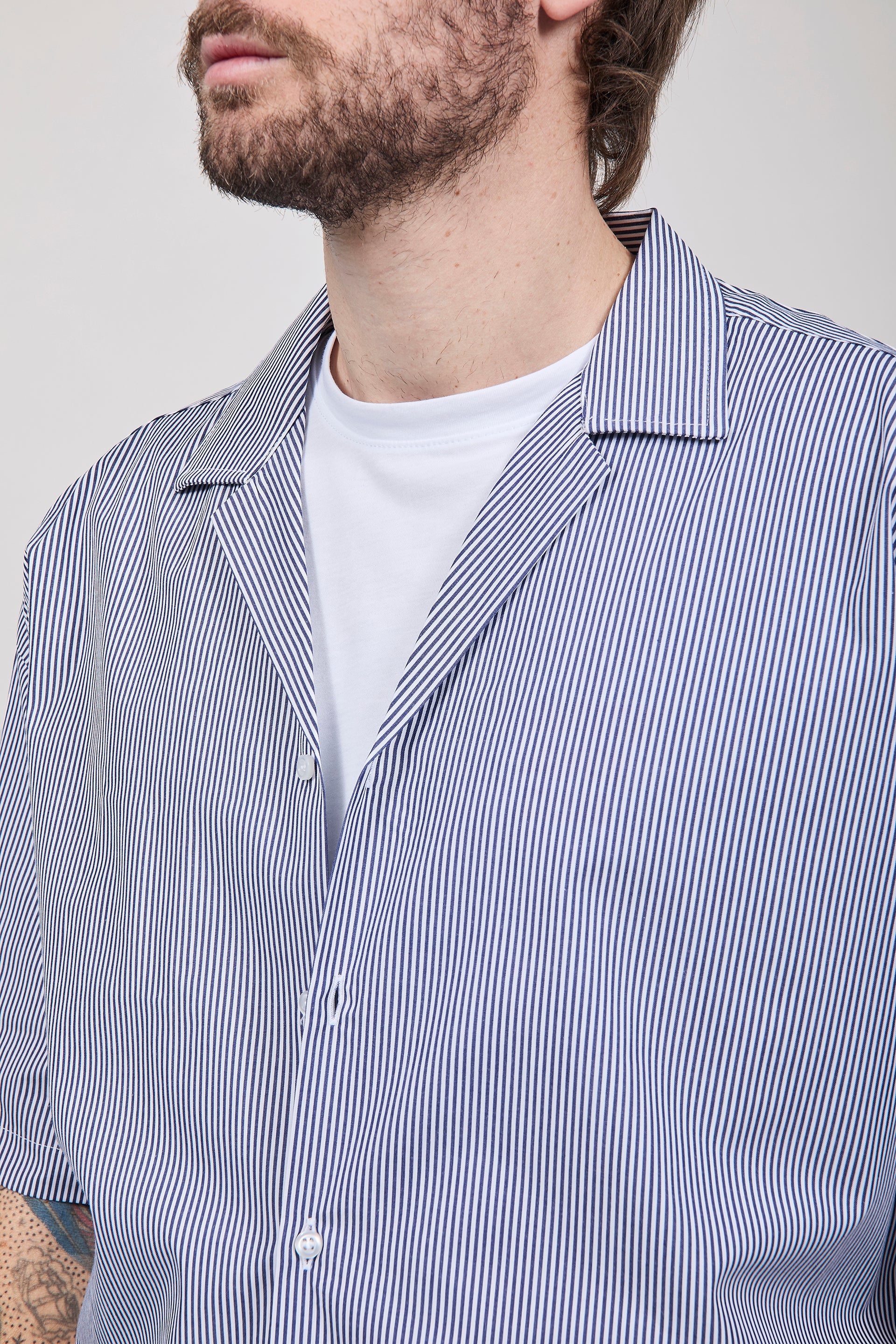 Camicia Over-D Boxy Fit Blu C62