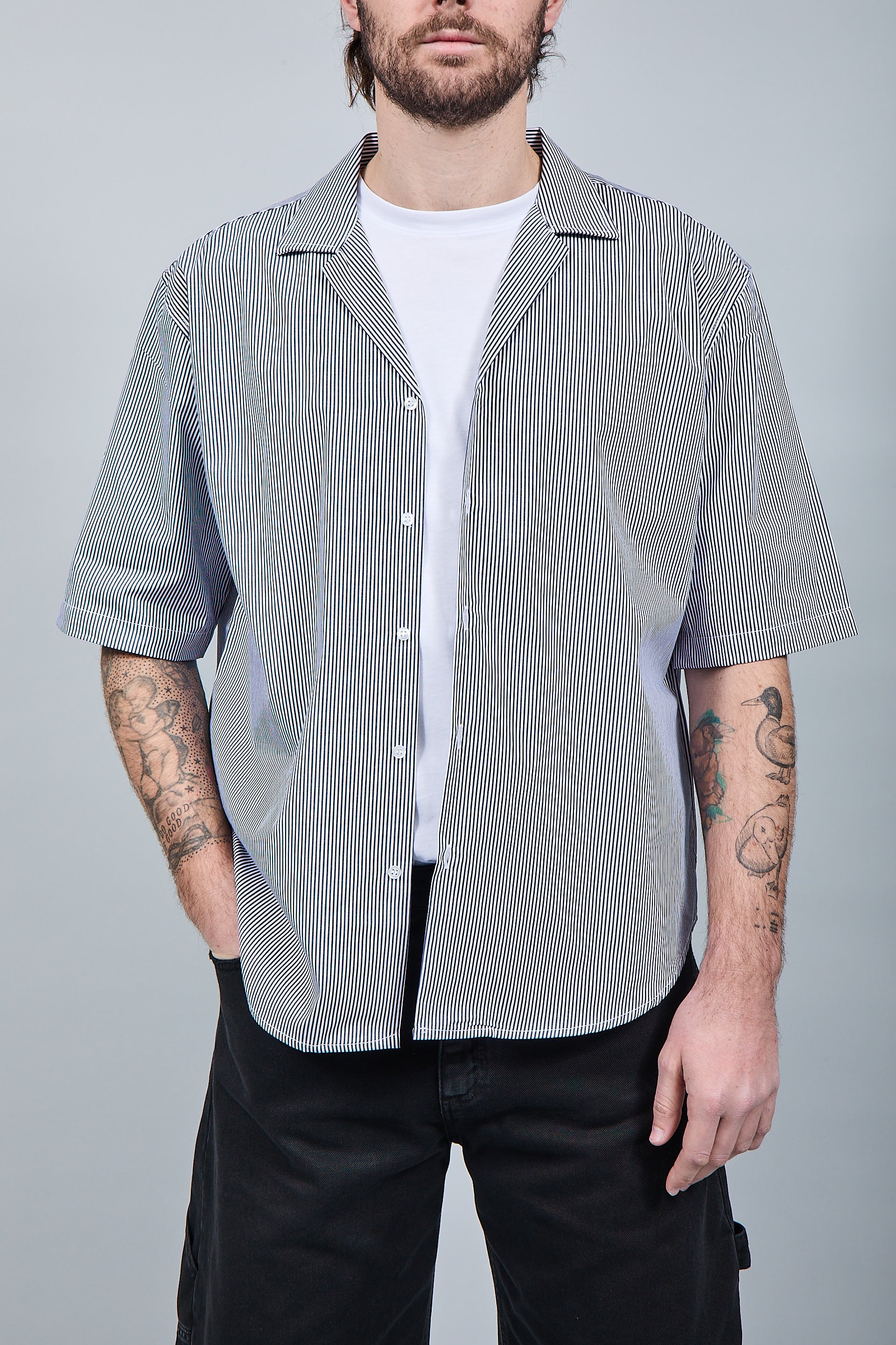 Camicia Over-D Boxy Fit Blu C62