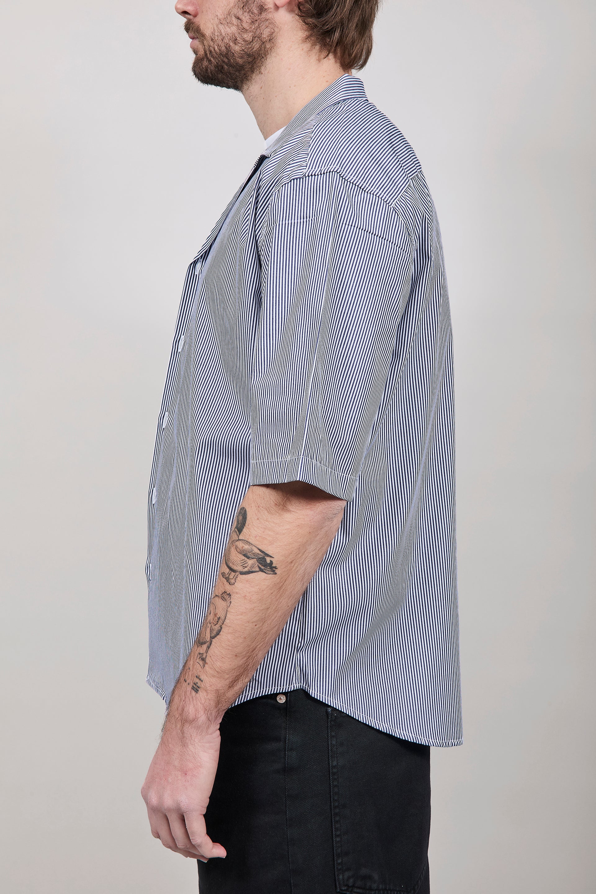 Camicia Over-D Boxy Fit Blu C62