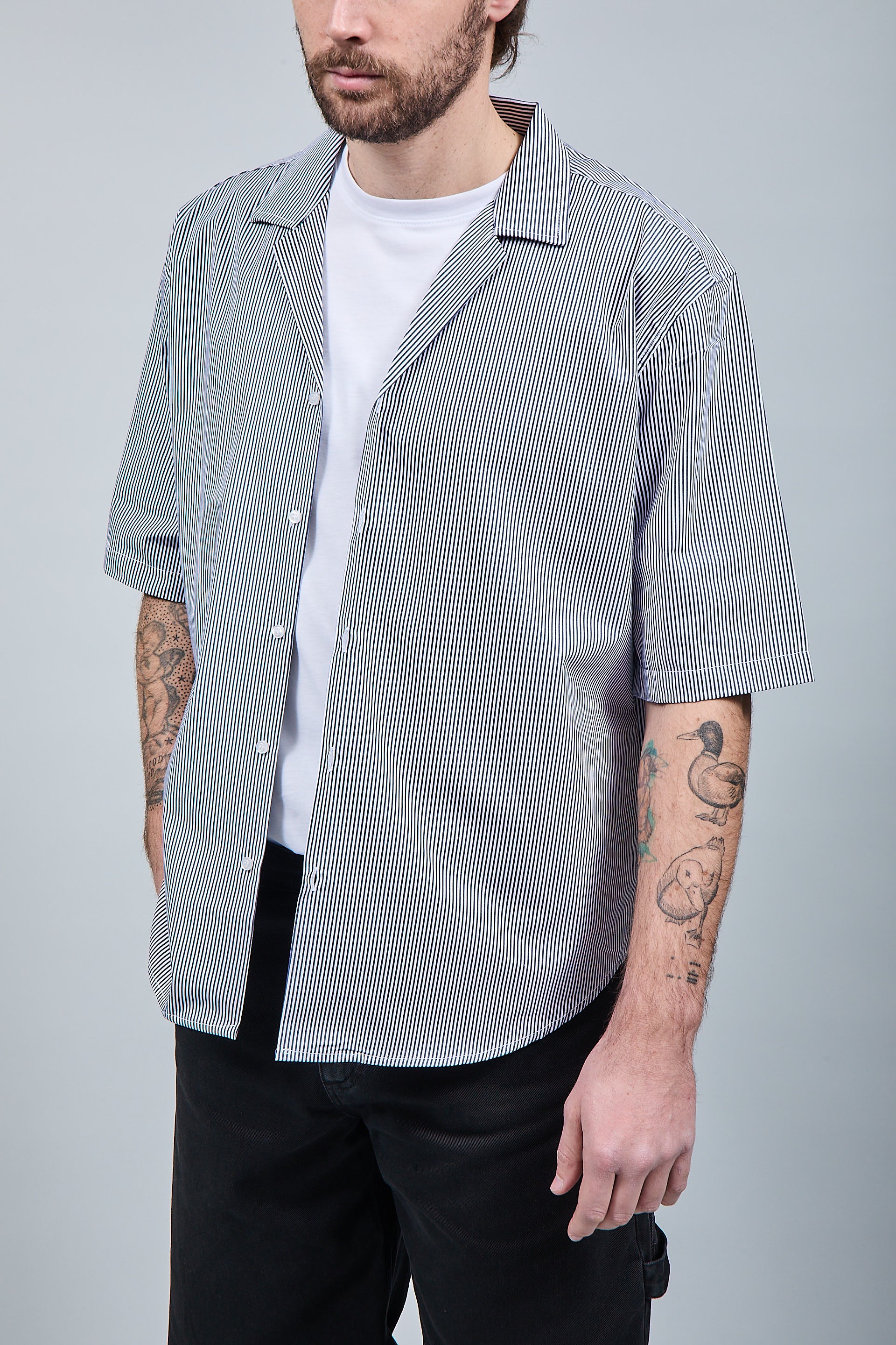 Camicia Over-D Boxy Fit Blu C62