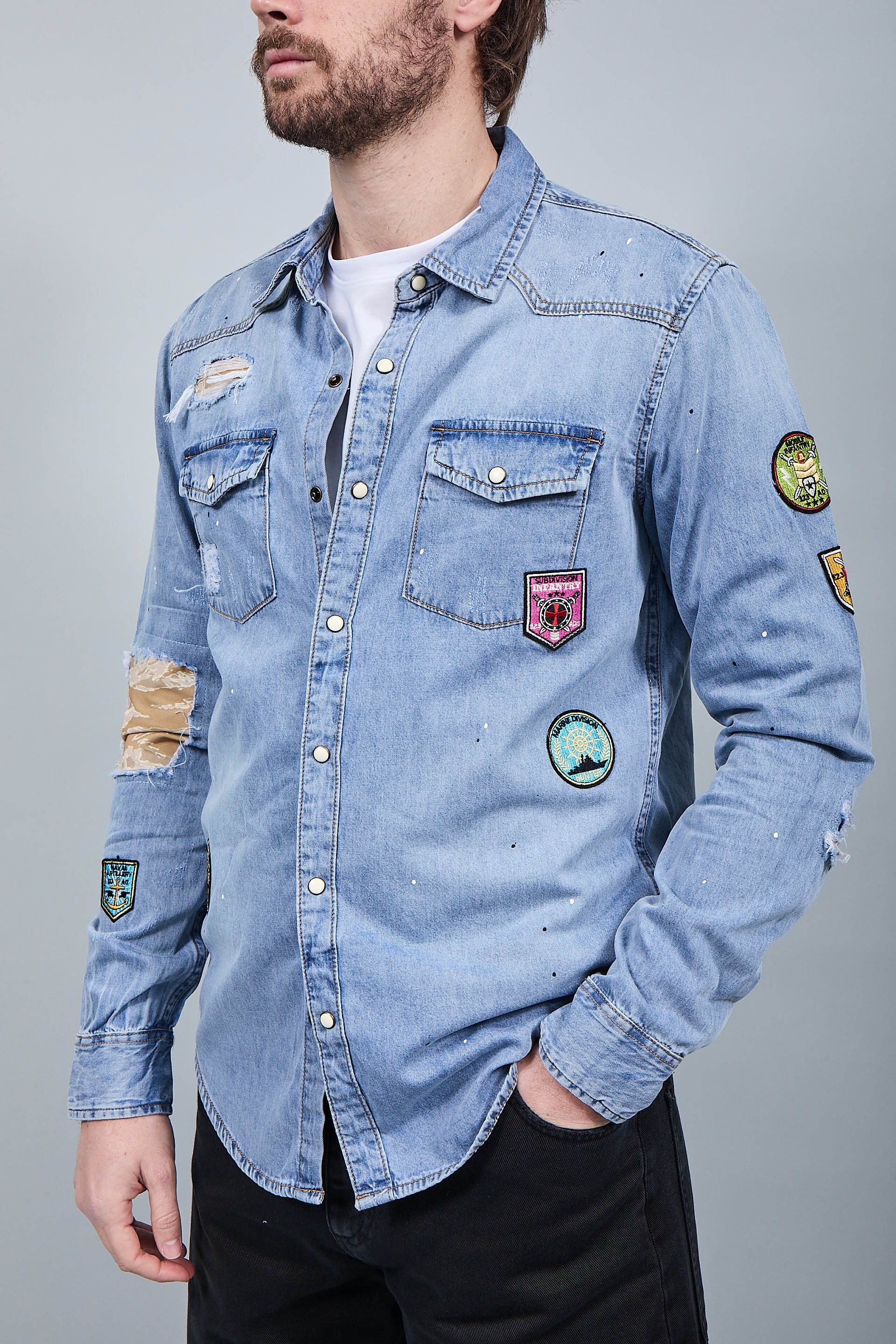 Camicia Jeans Gianni Lupo 6519