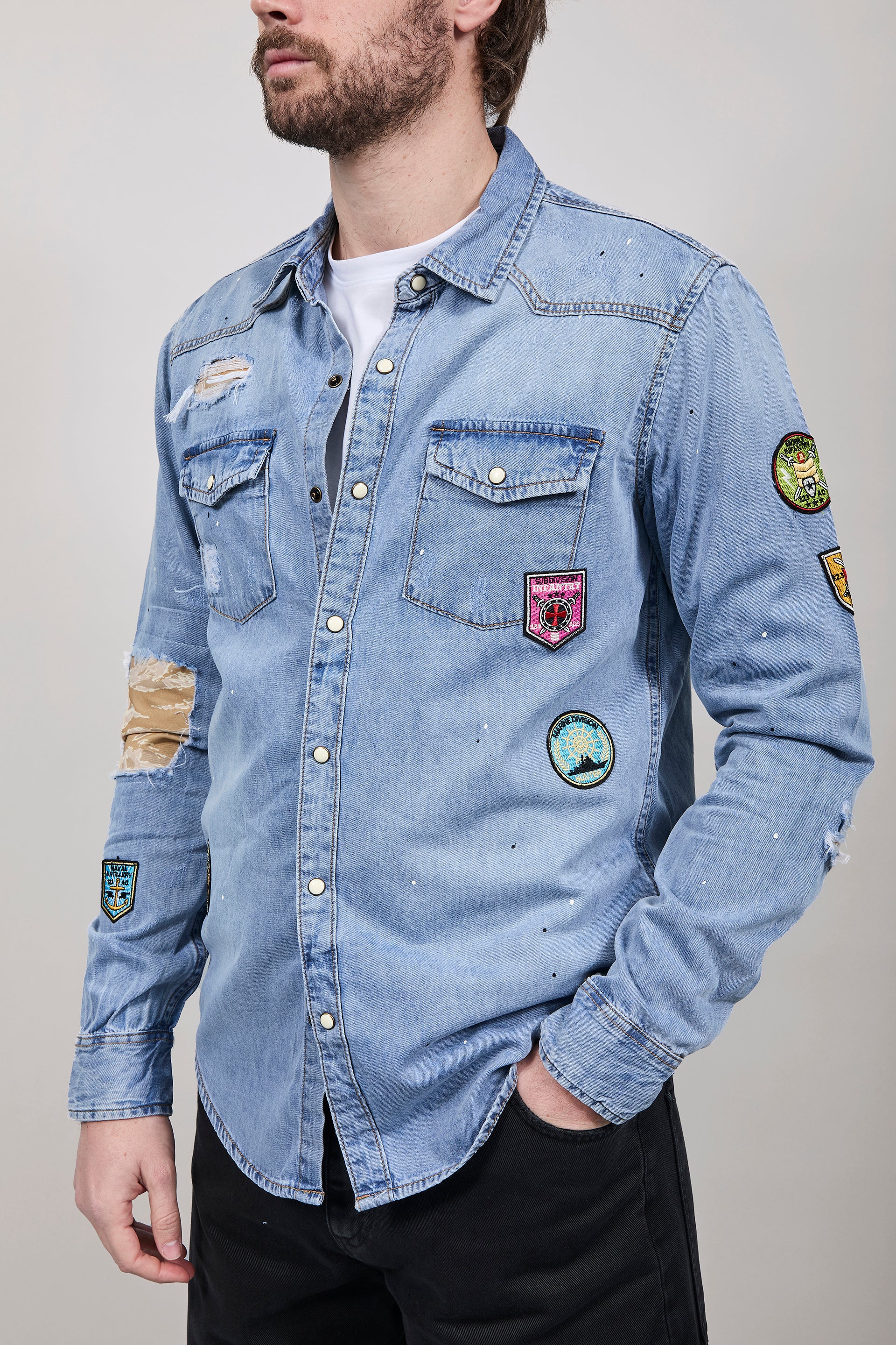 Camicia Jeans Gianni Lupo 6519