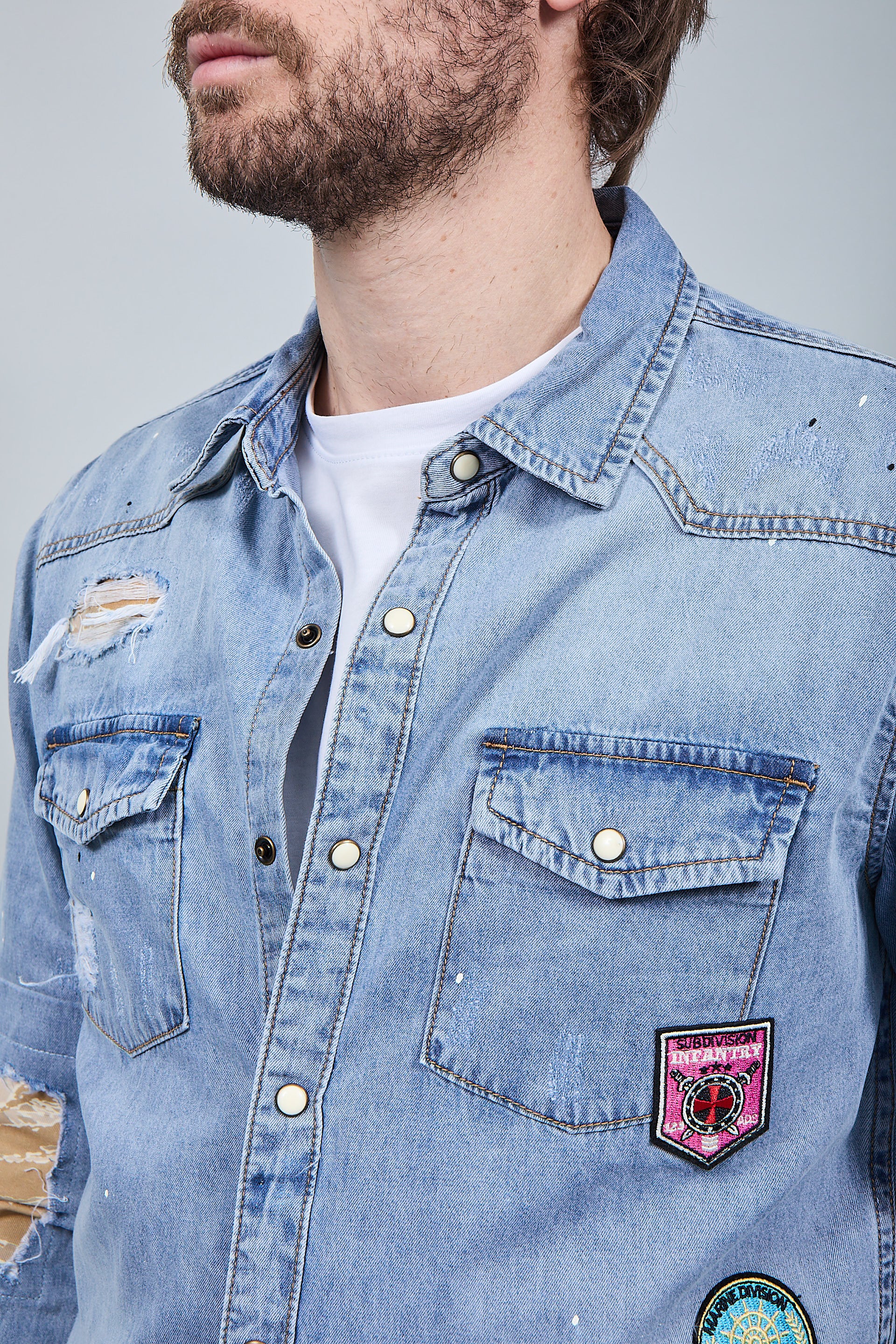 Camicia Jeans Gianni Lupo 6519