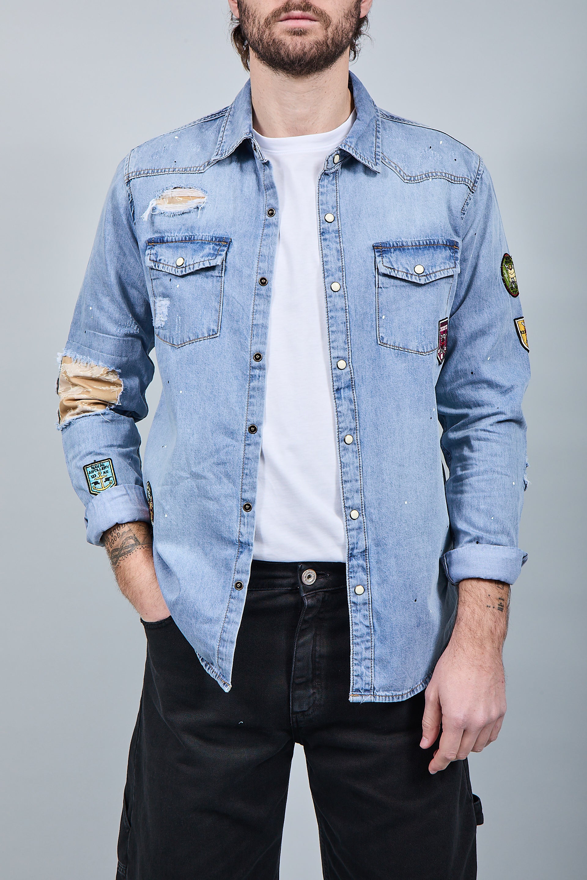 Camicia Jeans Gianni Lupo 6519