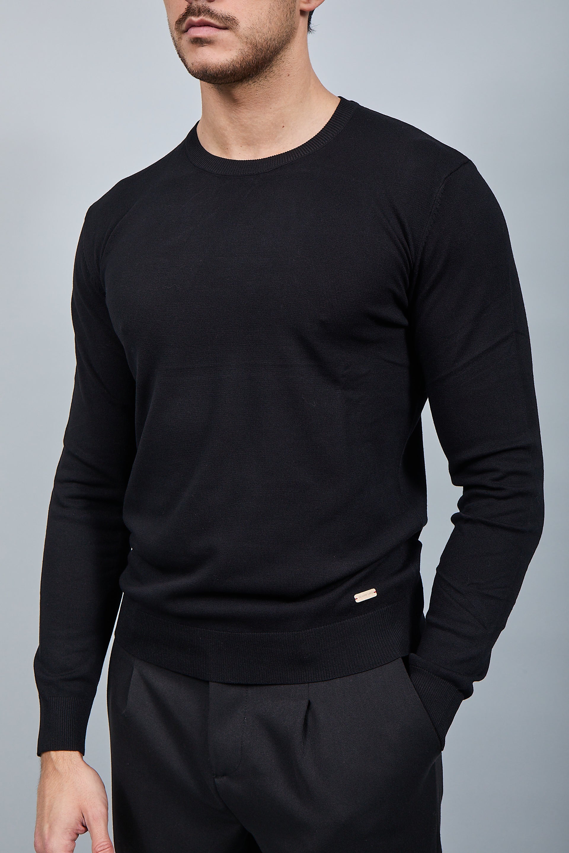 Maglioncino Gianni Lupo 512 Nero