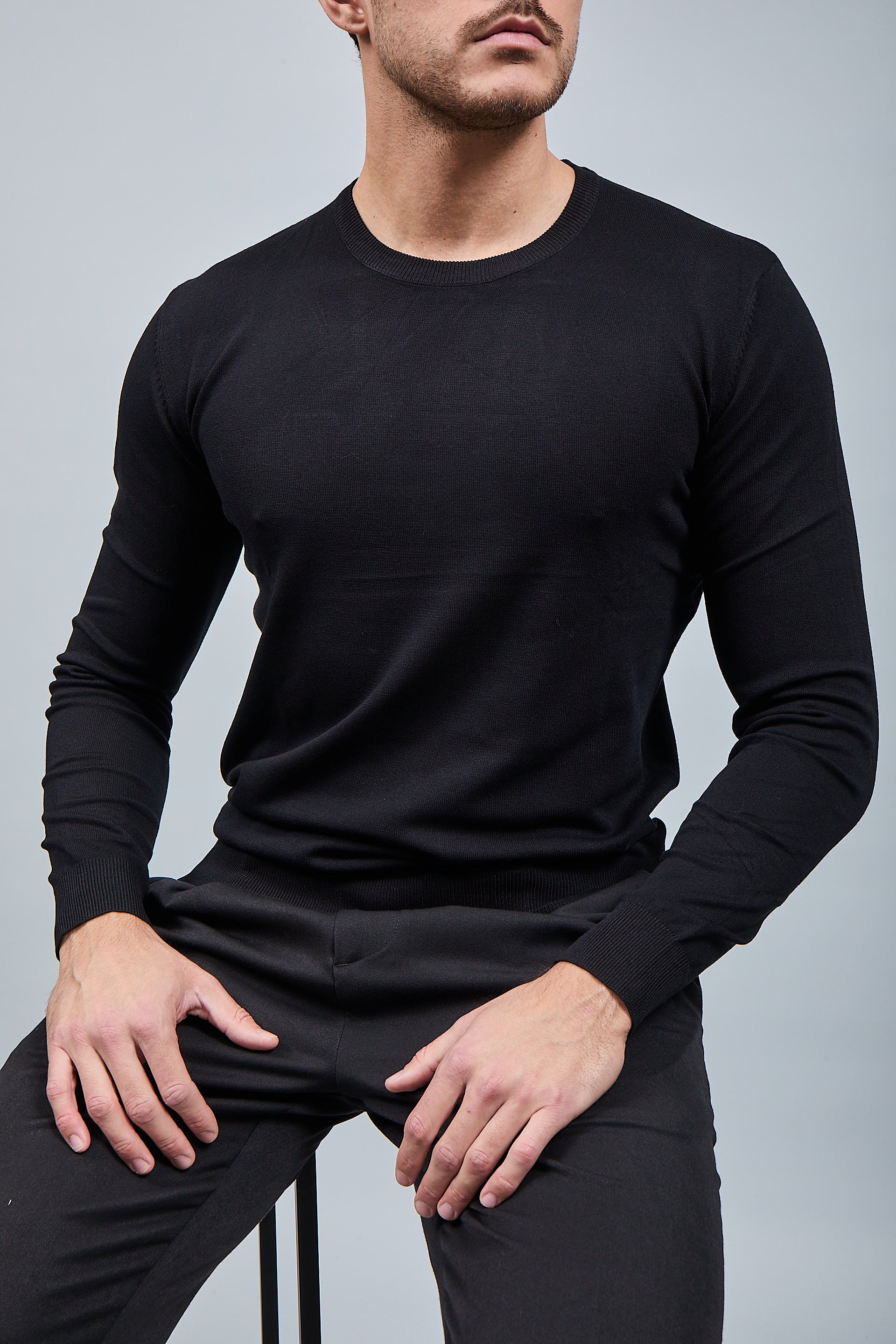 Maglioncino Gianni Lupo 512 Nero