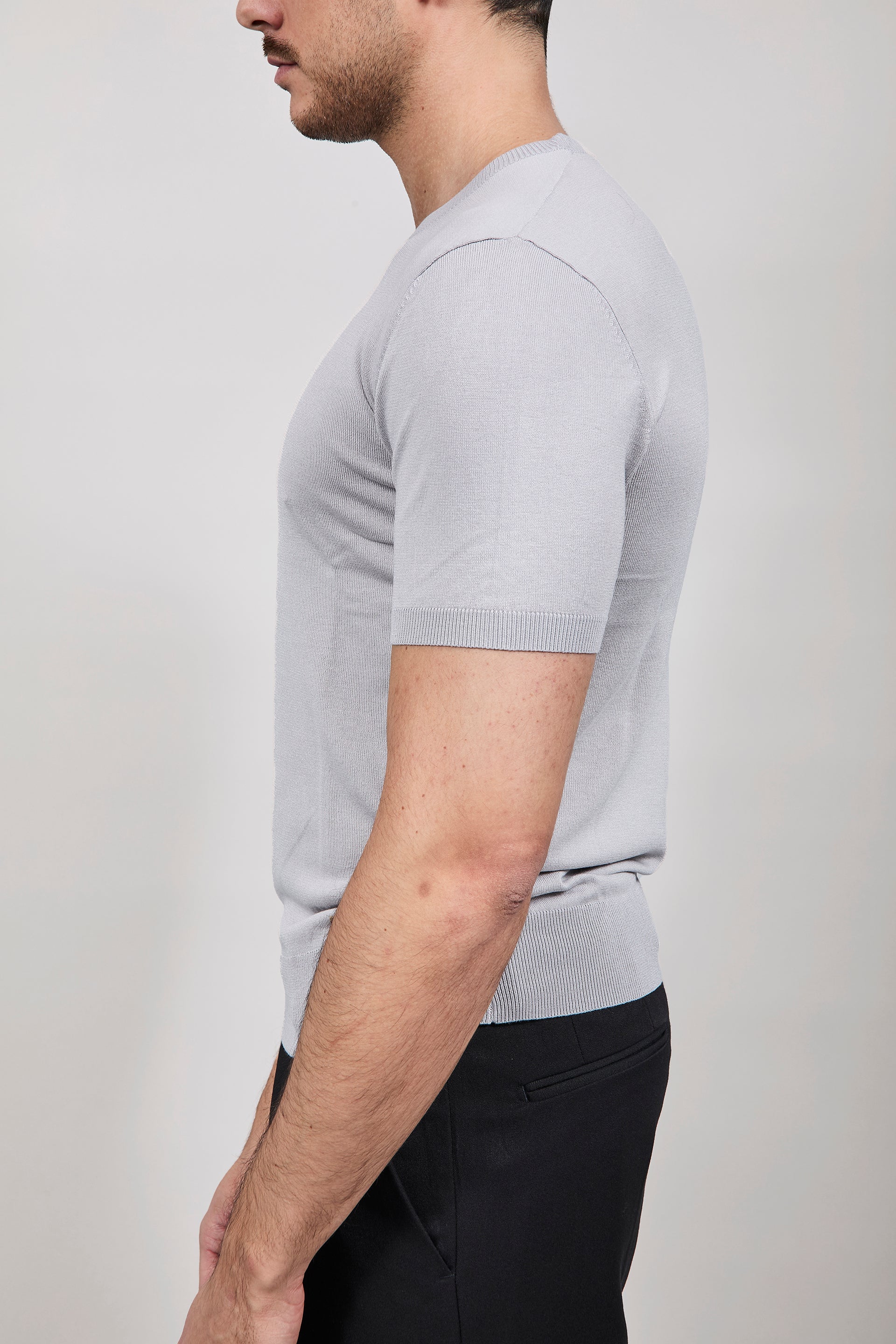 T-shirt maglia Gianni Lupo 510 Grigio