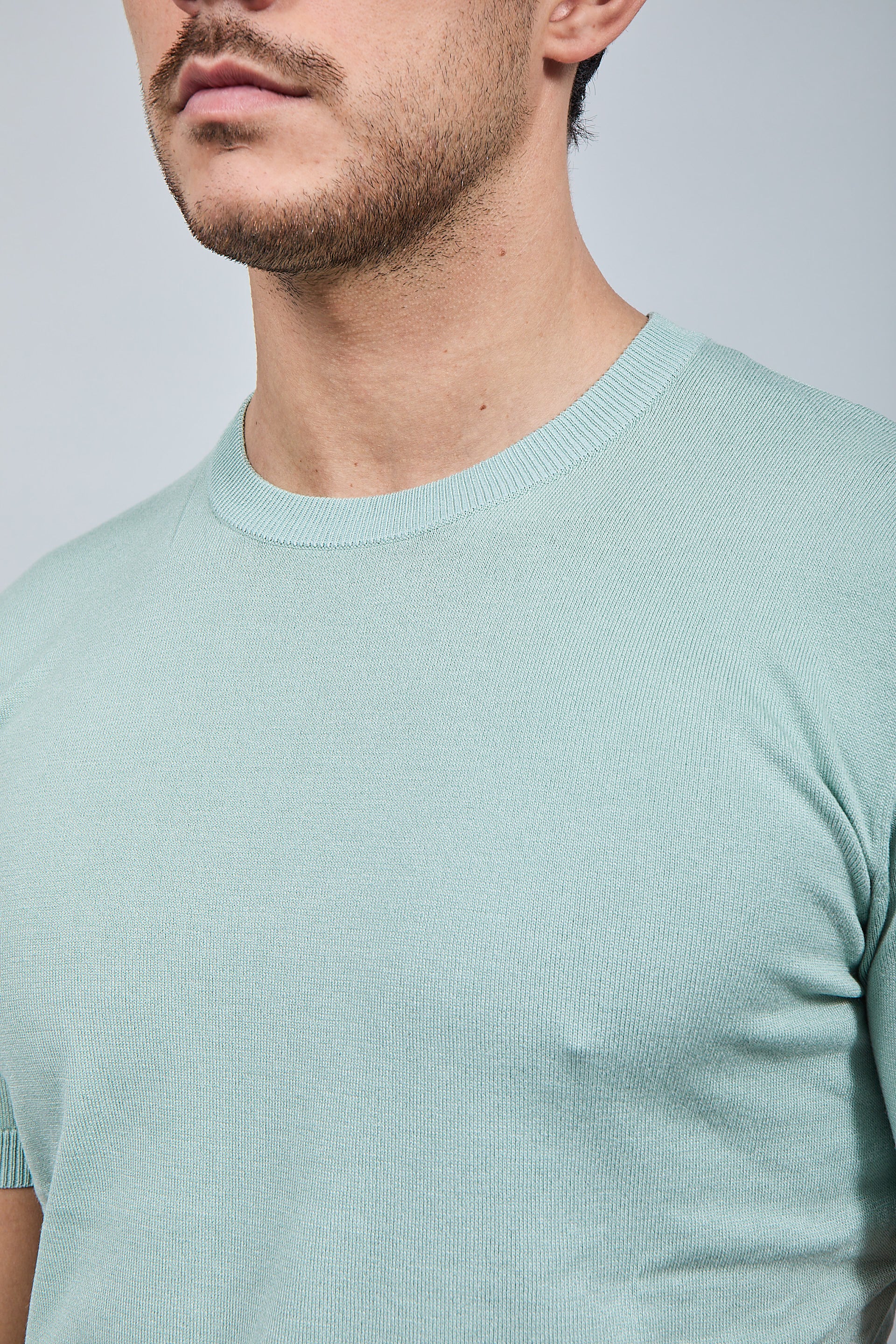 T-shirt maglia Gianni Lupo 510 Menta