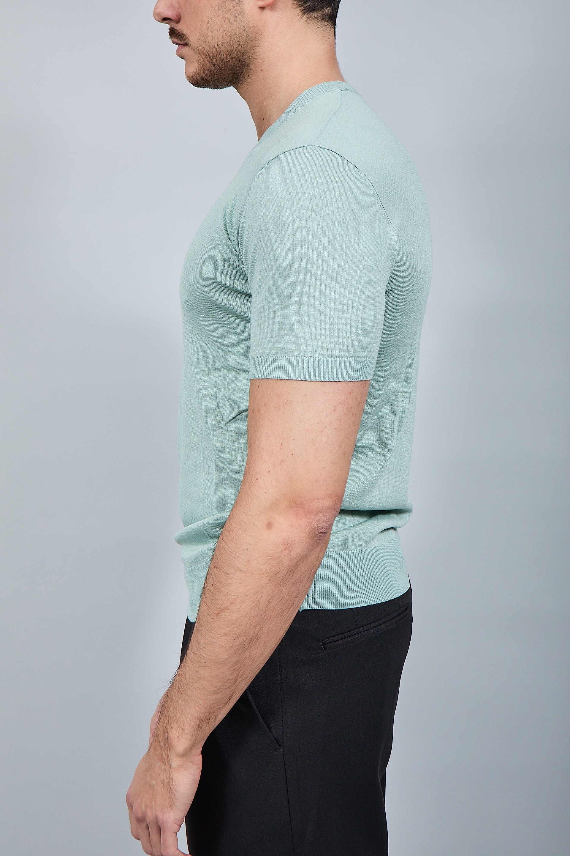 T-shirt maglia Gianni Lupo 510 Menta