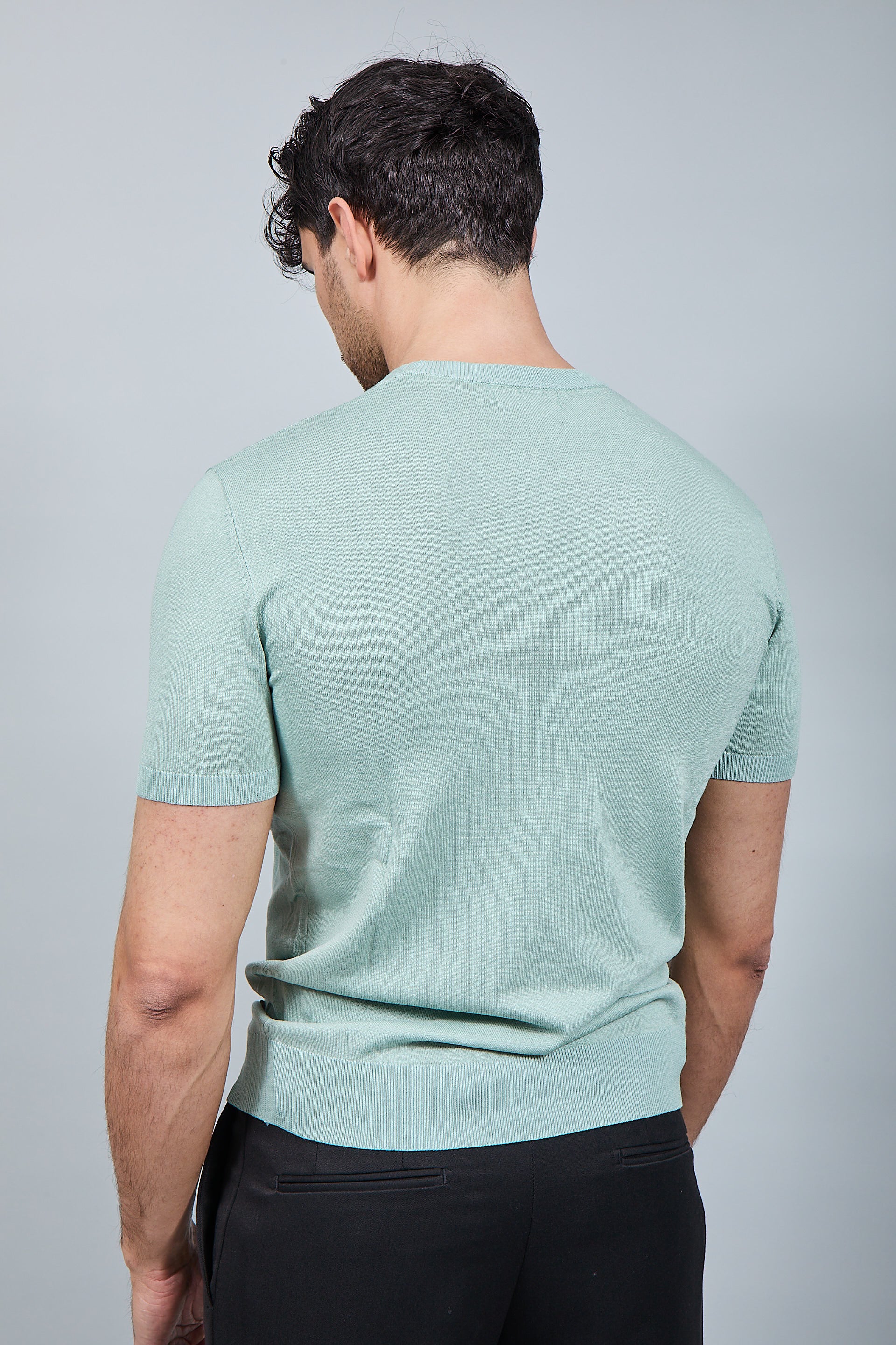 T-shirt maglia Gianni Lupo 510 Menta