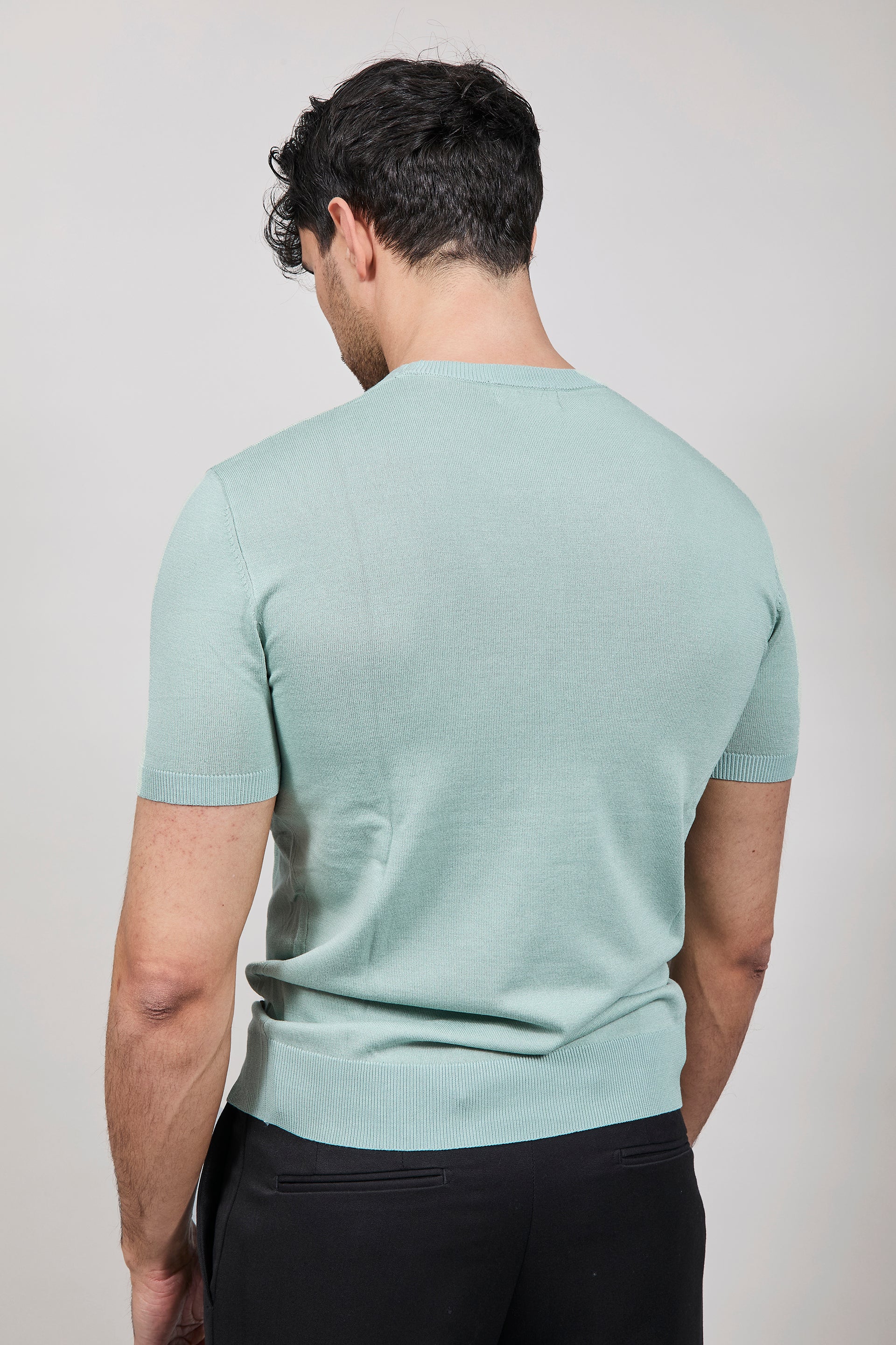 T-shirt maglia Gianni Lupo 510 Menta