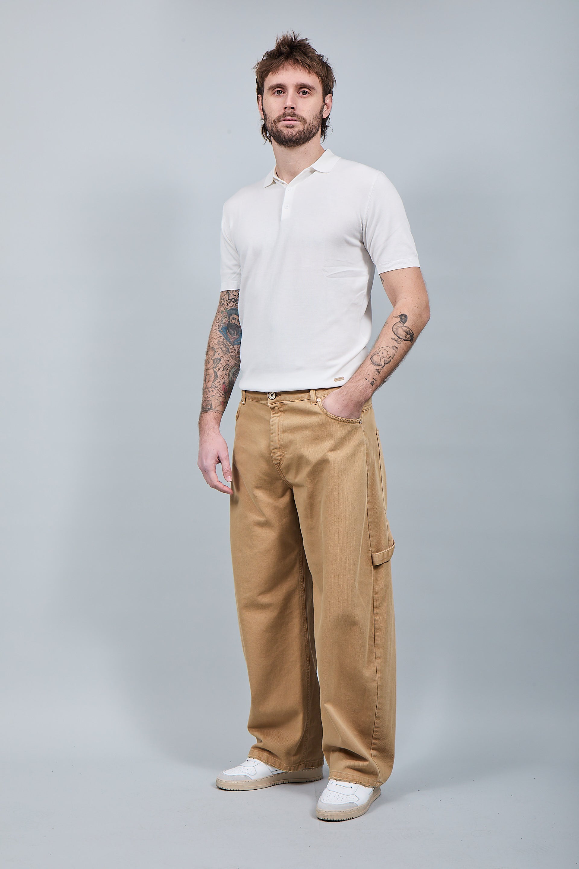 Jeans carpenter Berna Sabbia