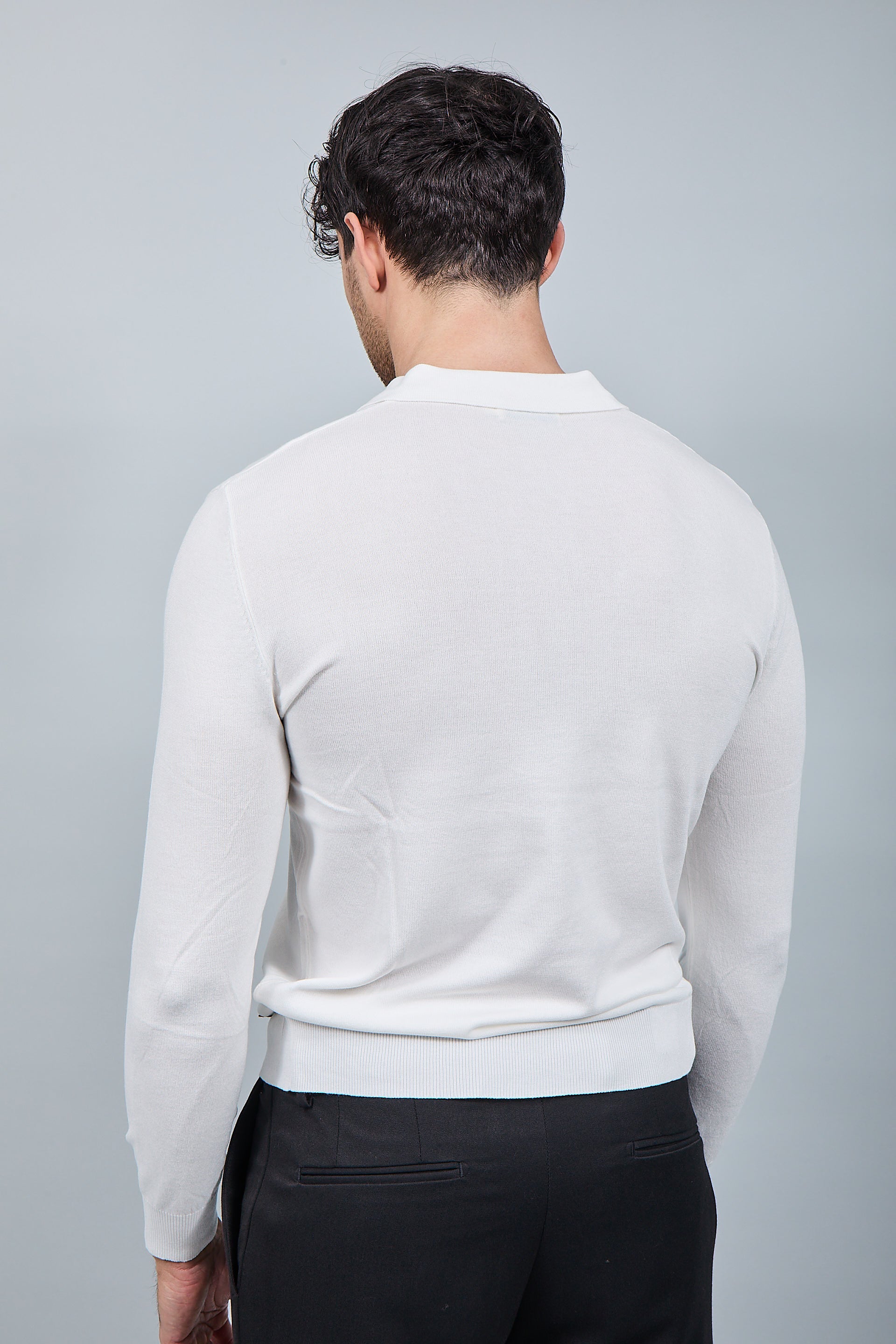 Polo manica lunga Gianni Lupo 33762 Bianca