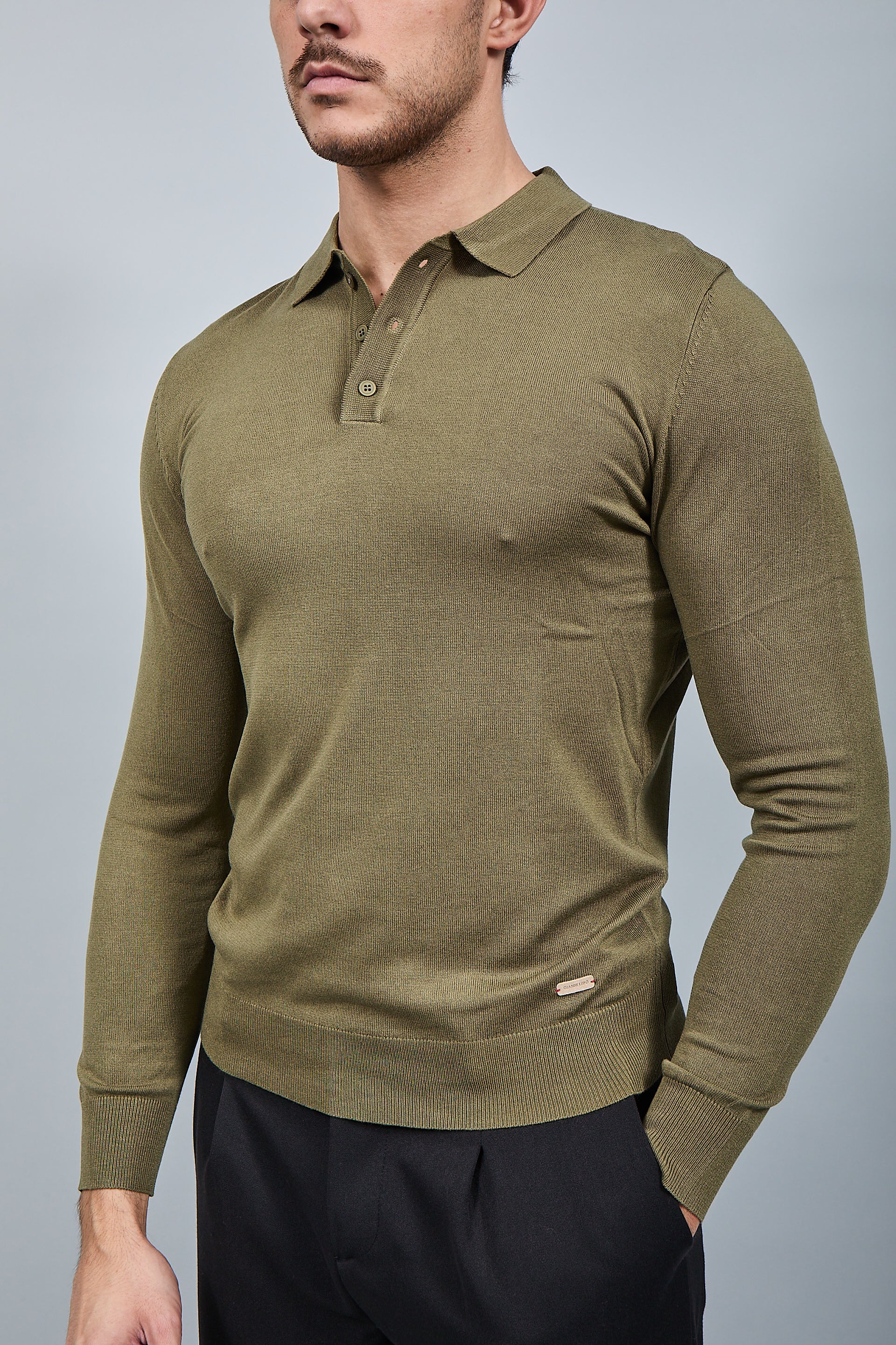 Polo manica lunga Gianni Lupo 33762 Militare