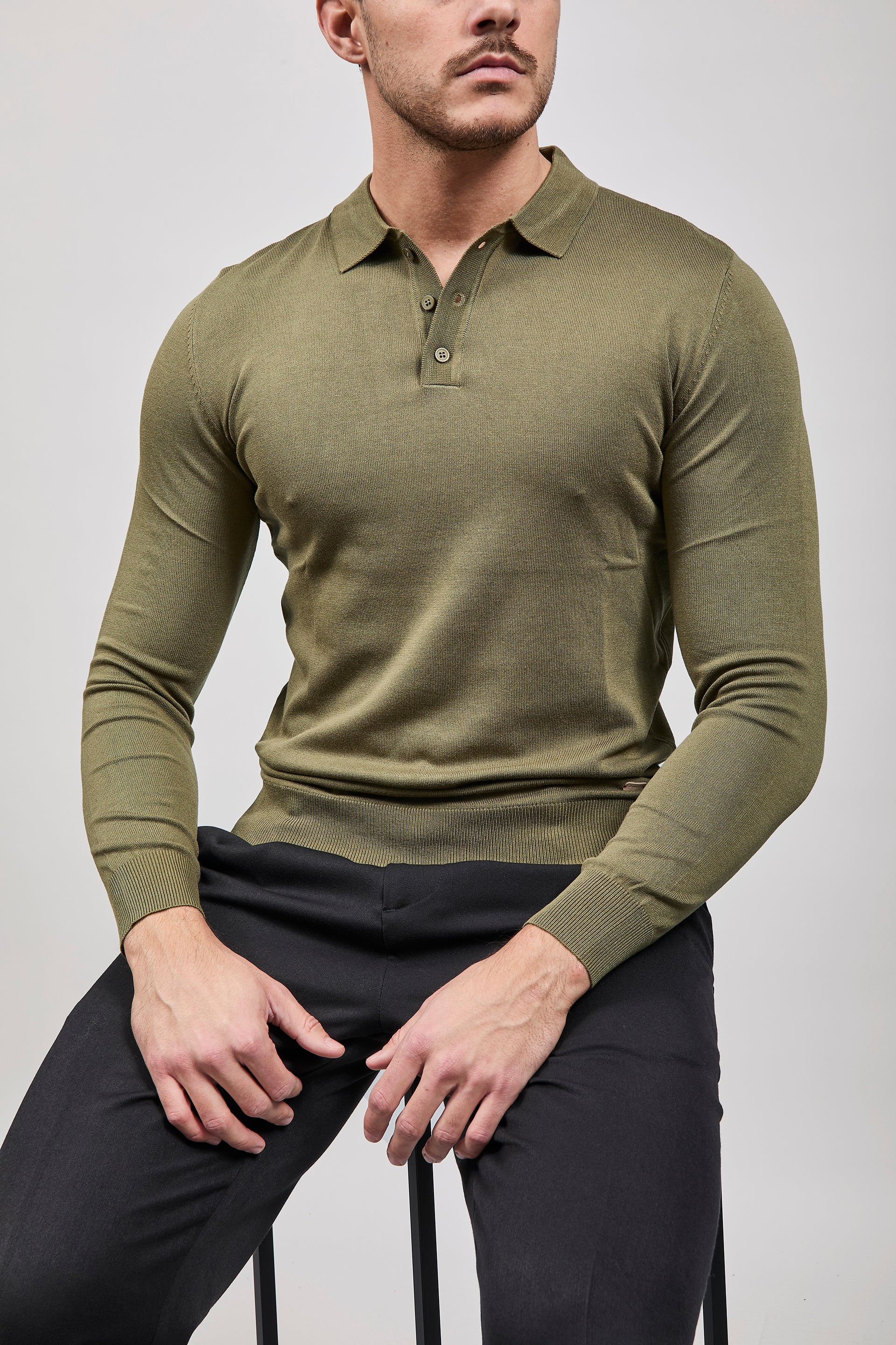Polo manica lunga Gianni Lupo 33762 Militare