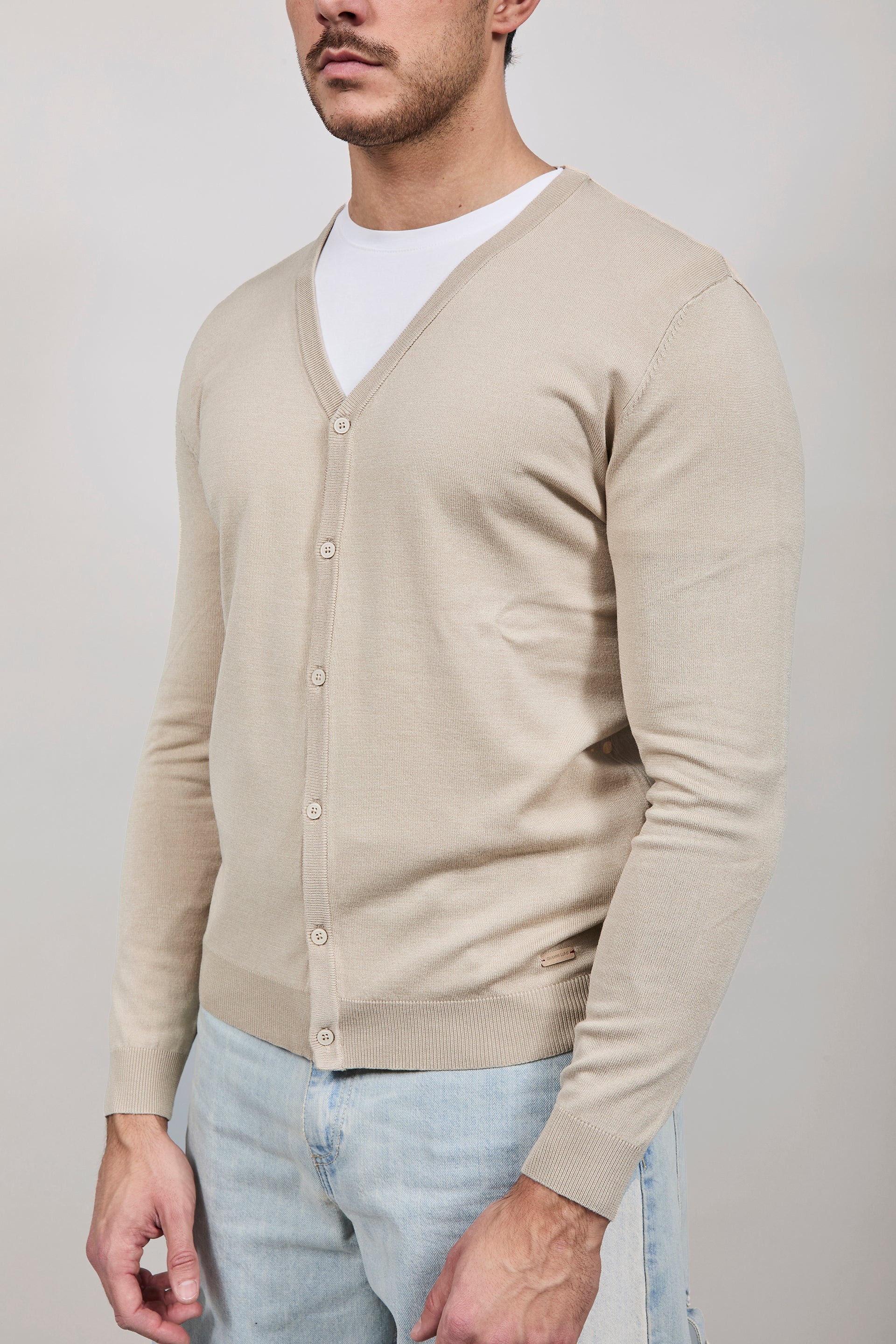 Cardigan Gianni Lupo 513 Beige