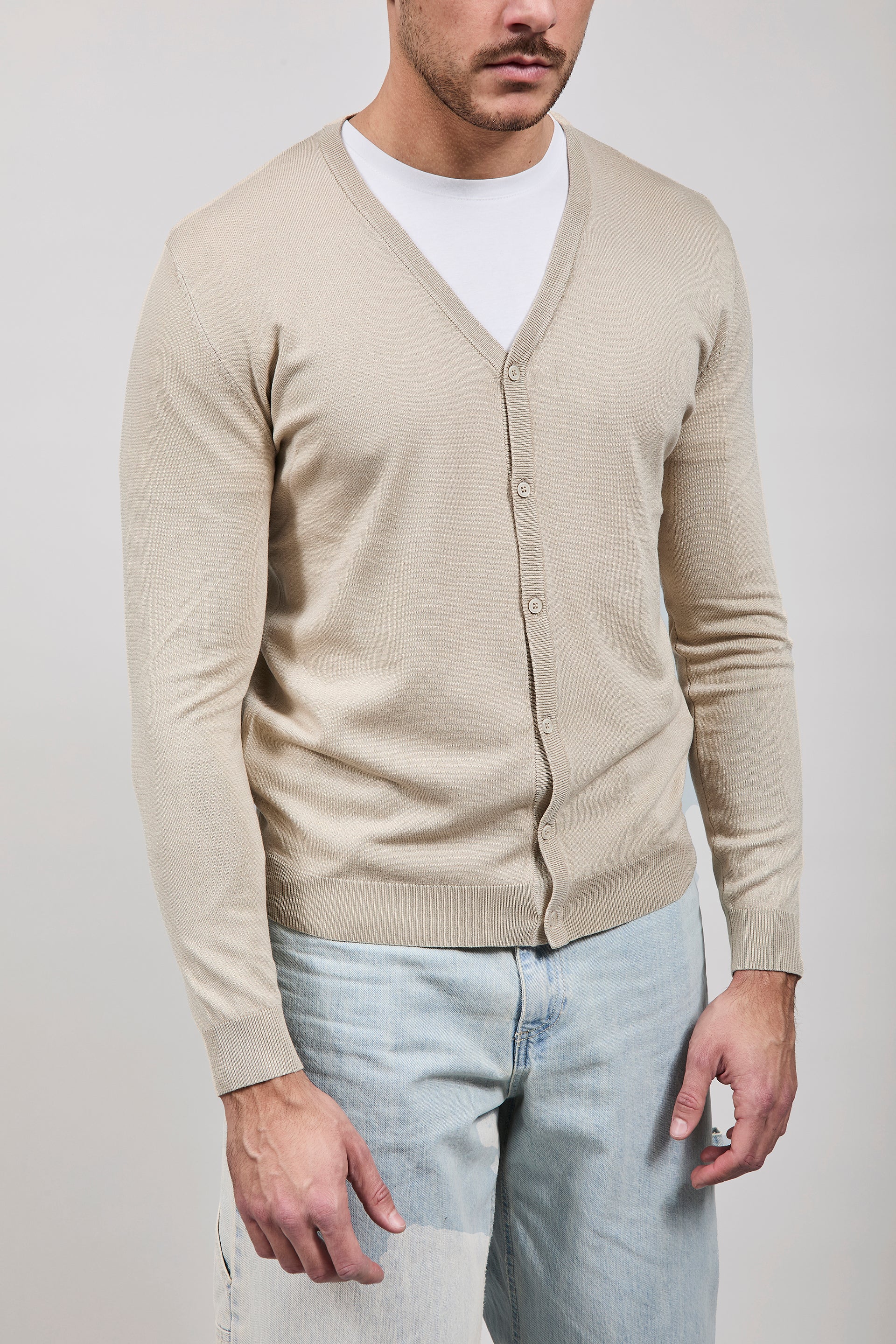 Cardigan Gianni Lupo 513 Beige