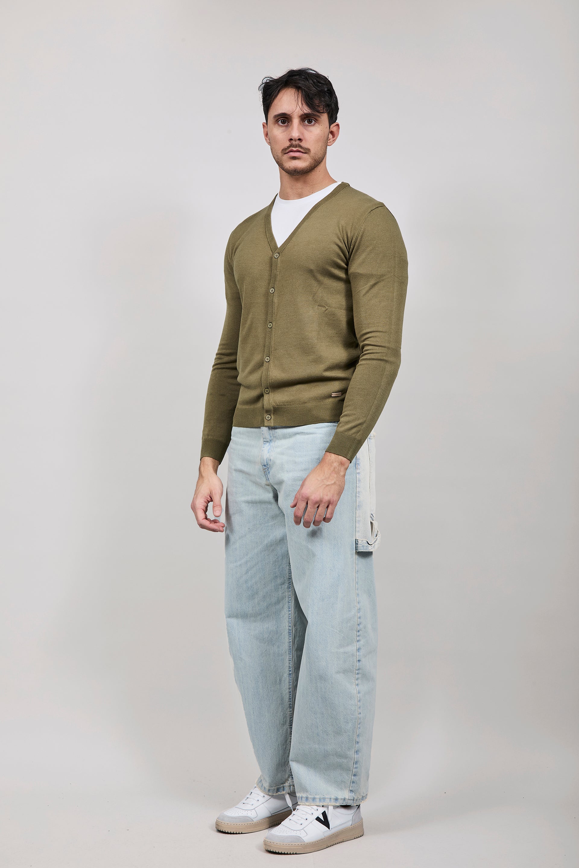 Cardigan Gianni Lupo 513 Militare