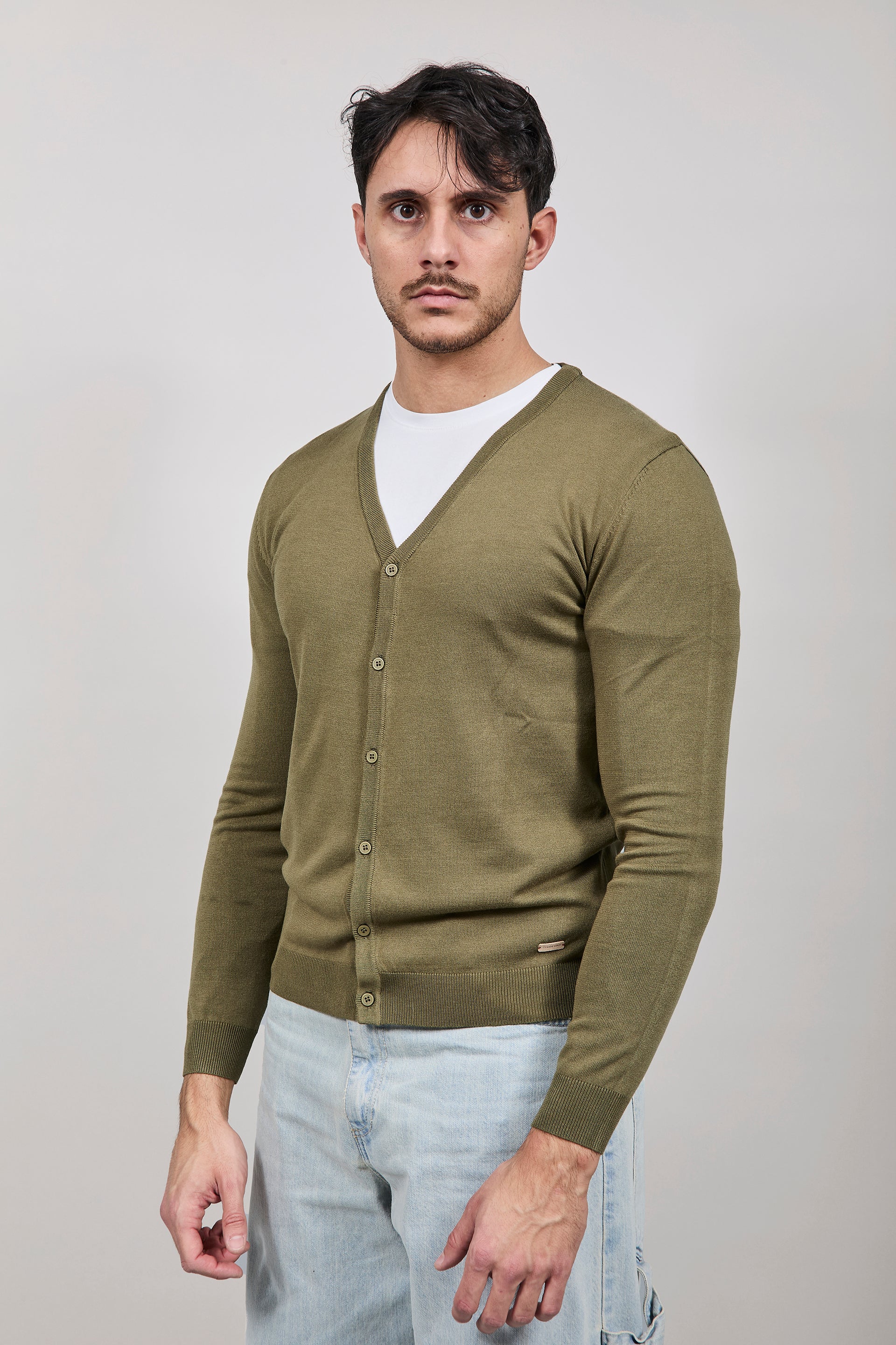 Cardigan Gianni Lupo 513 Militare