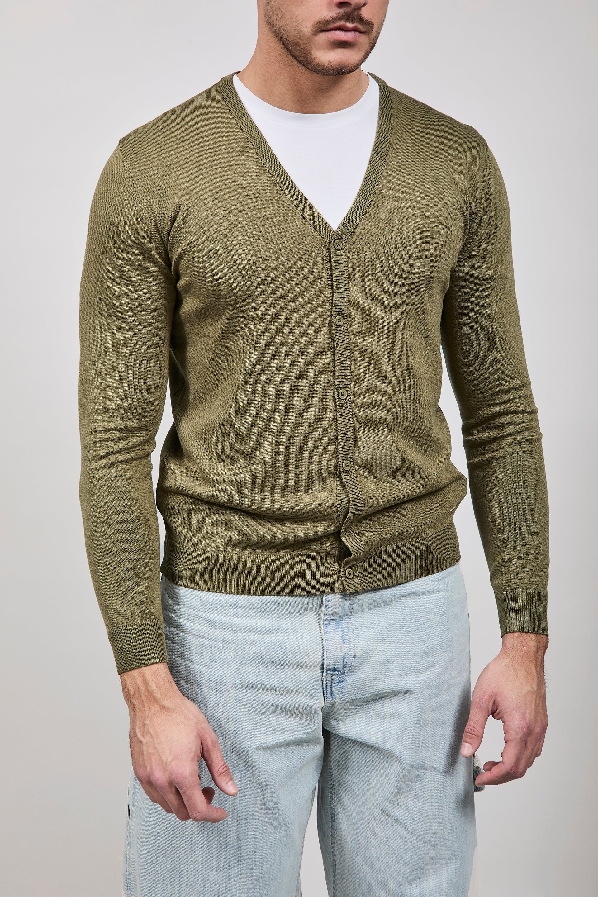 Cardigan Gianni Lupo 513 Militare