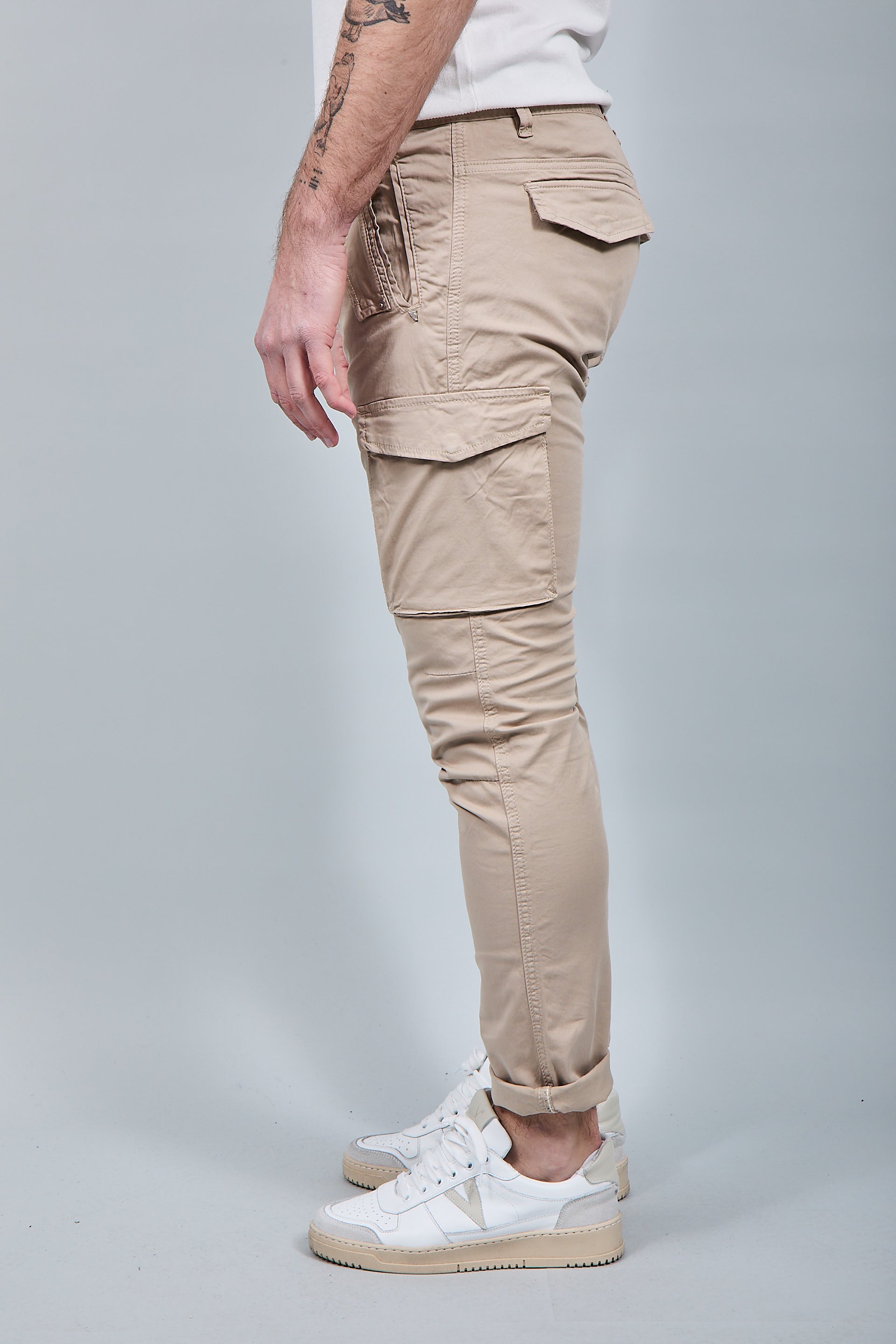 Pantalone Gianni Lupo Cargo Beige 2363