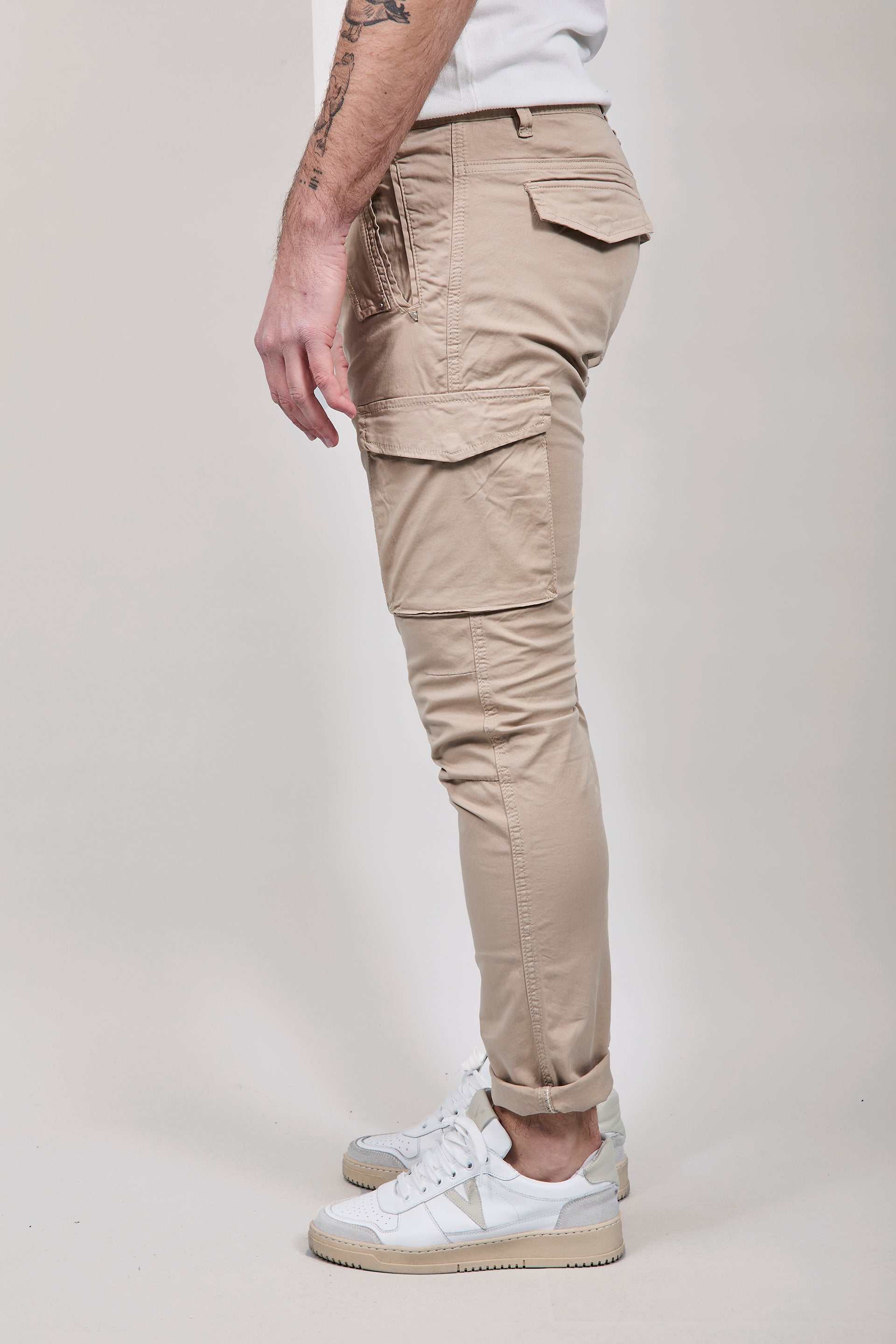 Pantalone Gianni Lupo Cargo Beige 2363