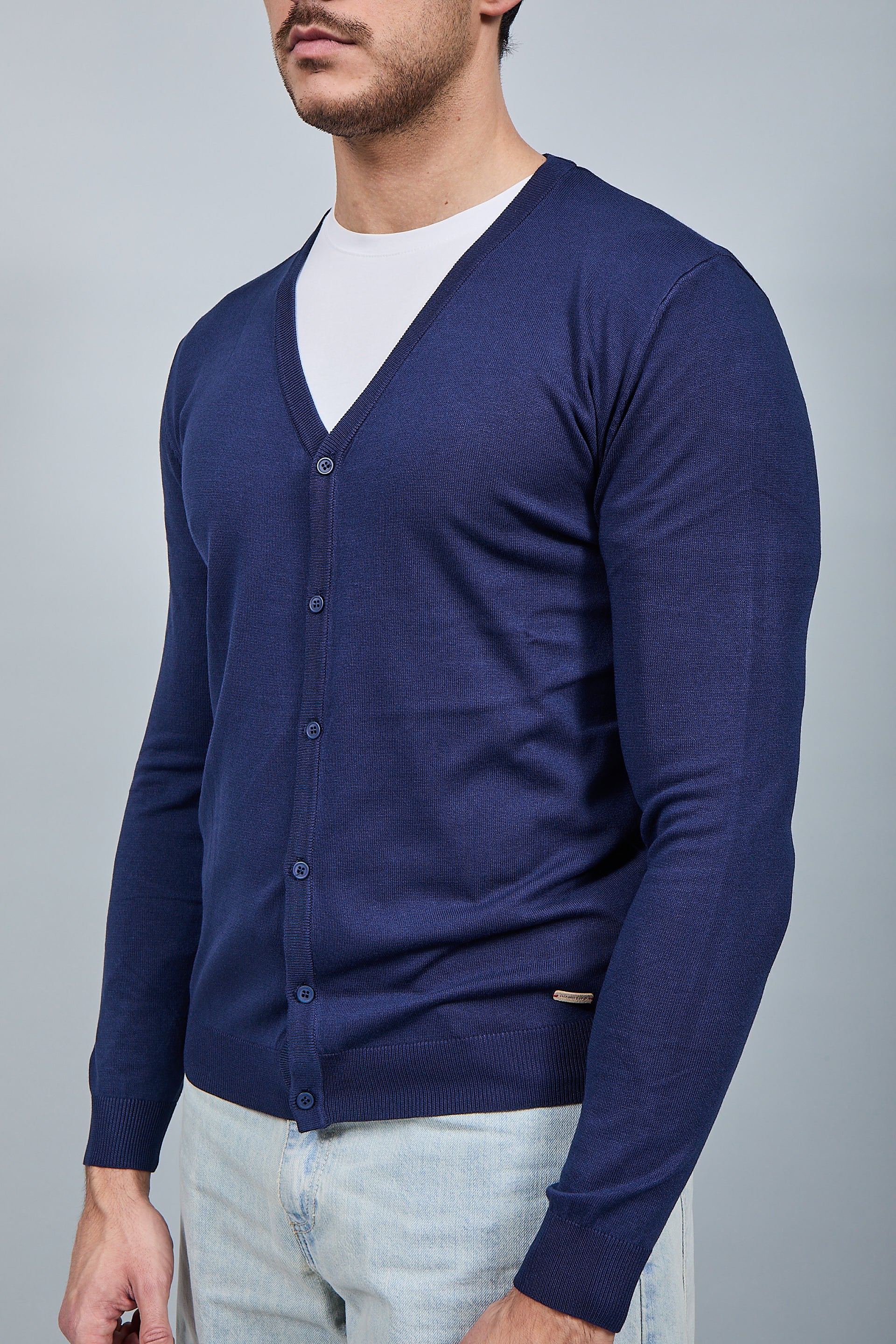 Cardigan Gianni Lupo 513 Blu