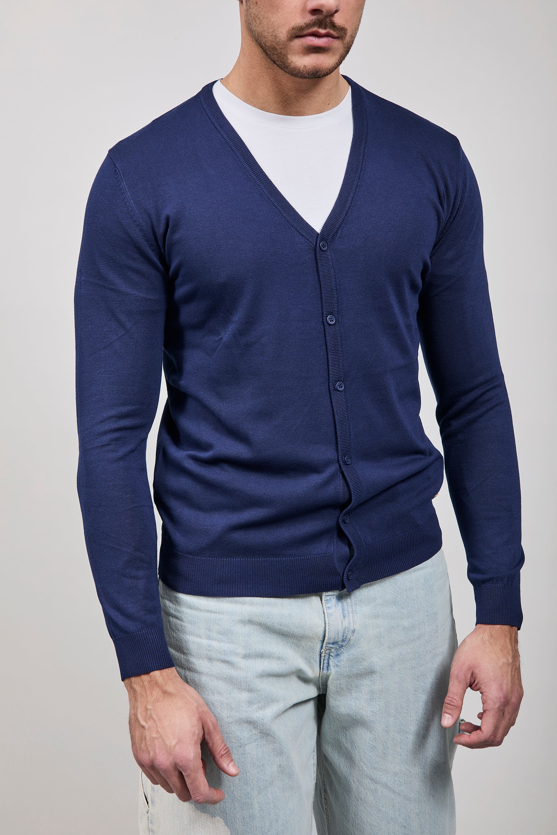 Cardigan Gianni Lupo 513 Blu