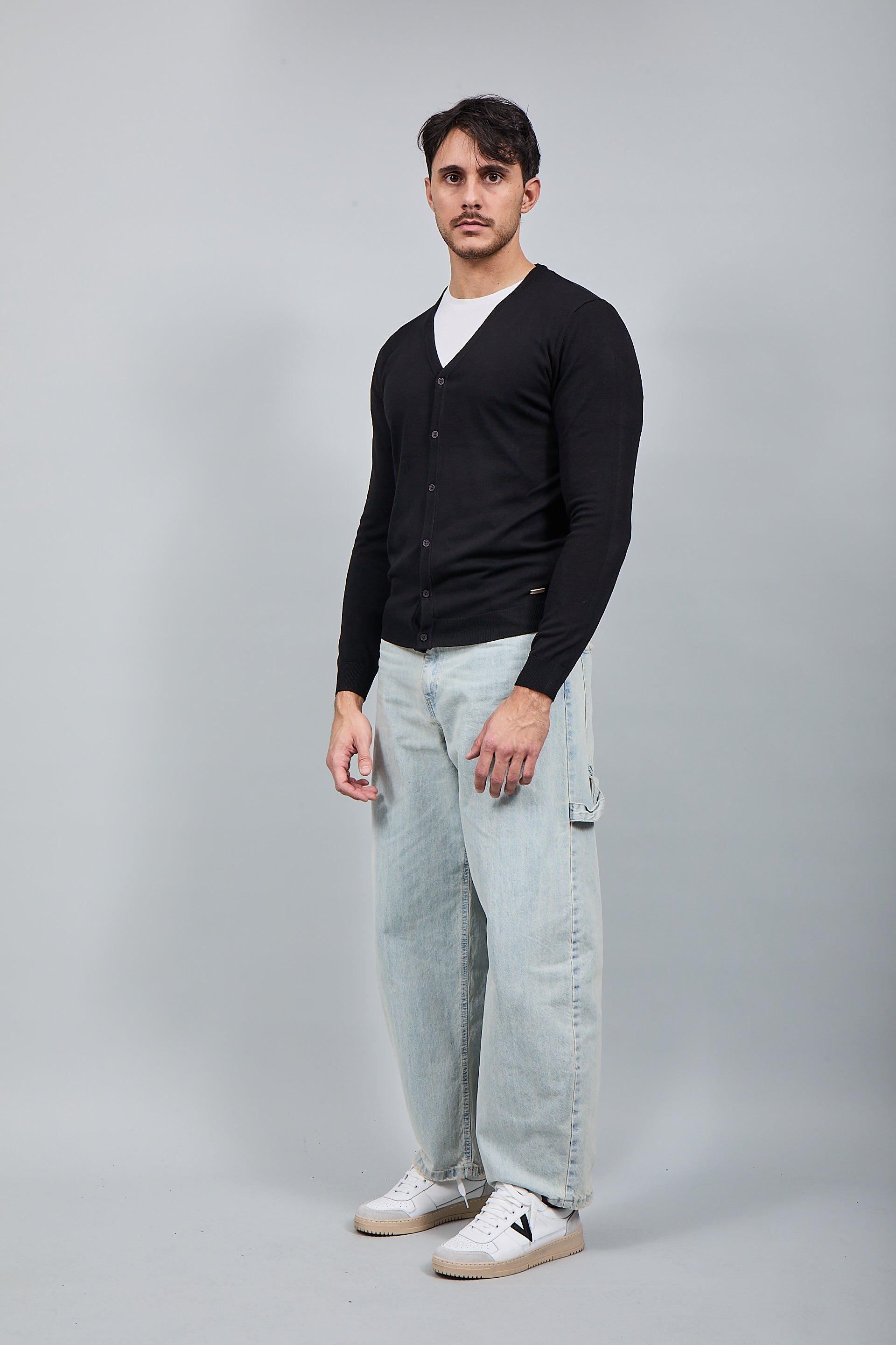 Cardigan Gianni Lupo 513 Nero